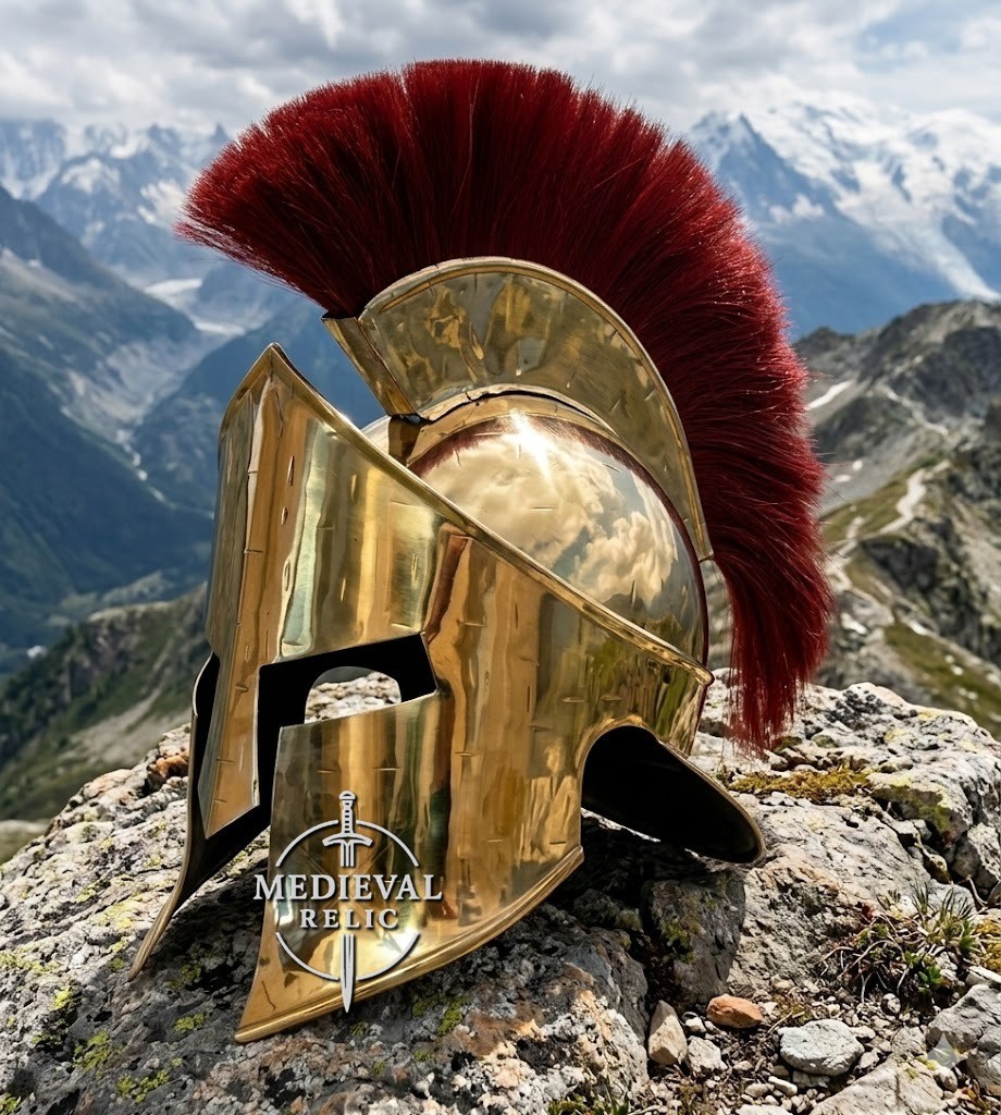 300 Spartan King Leonidas Helmet Medieval Greek Warrior Helmet for Movie LARP