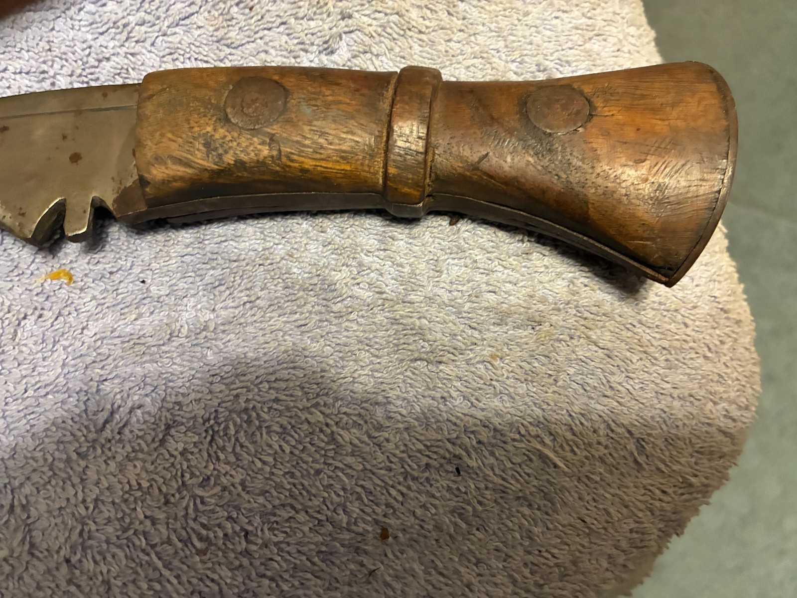 Vintage India GURKHA KUKRI Fighting Knife 12″ Blade And Original Sheath