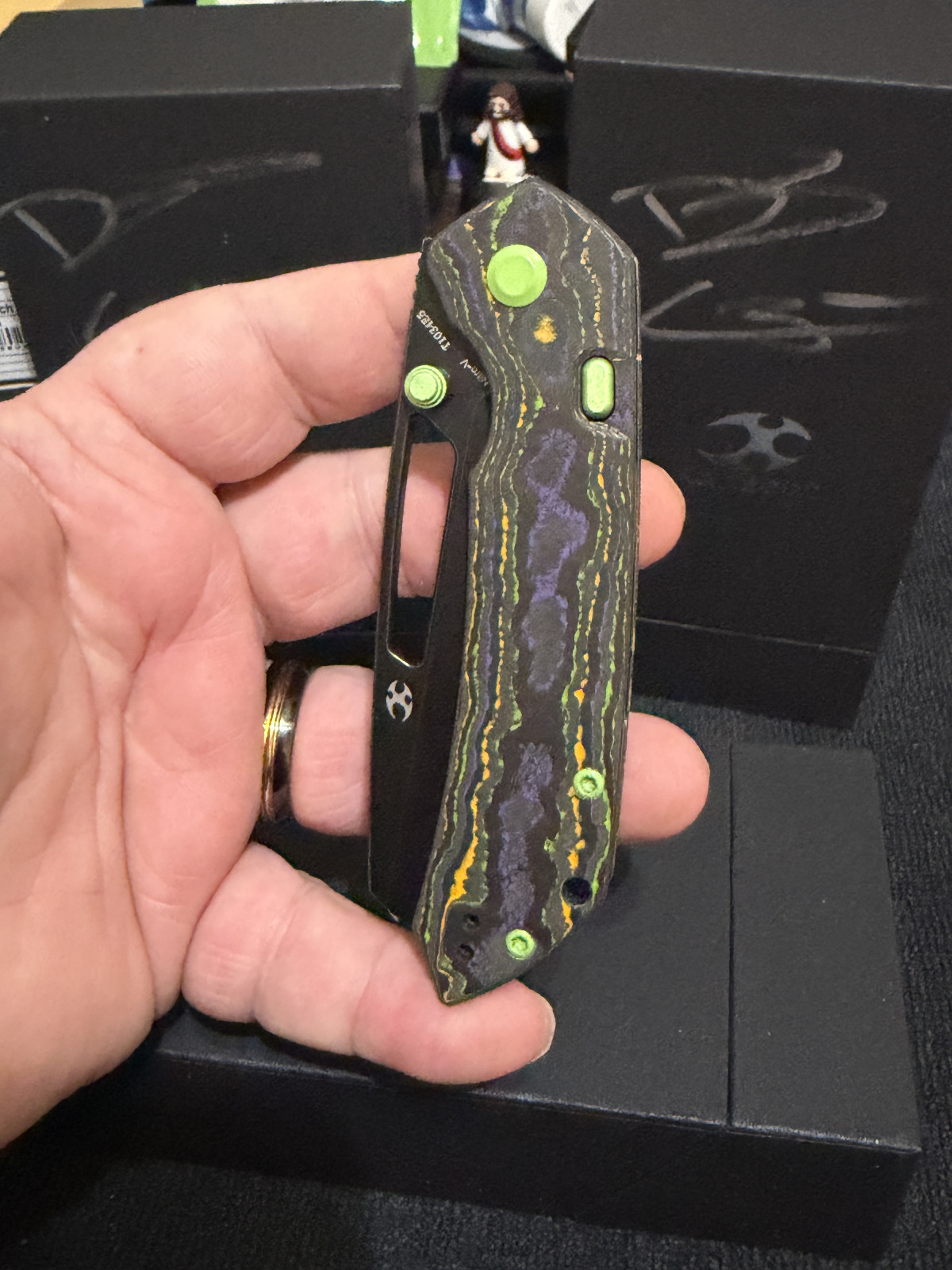 Kansept Knives Fenrir Rad Camo Carbon