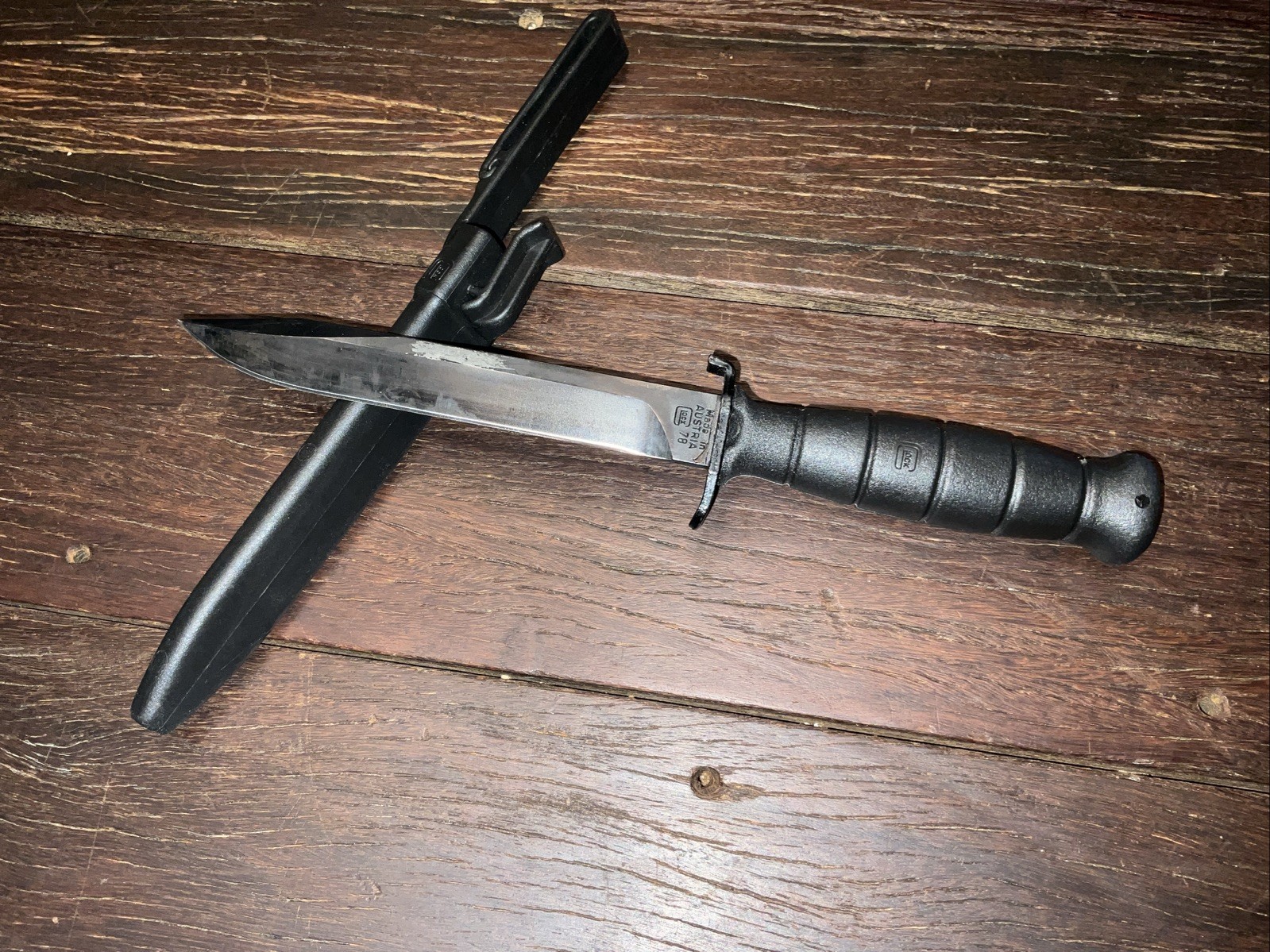Glock 78 Austria Field Combat Survival Knife & Scabbard Vintage
