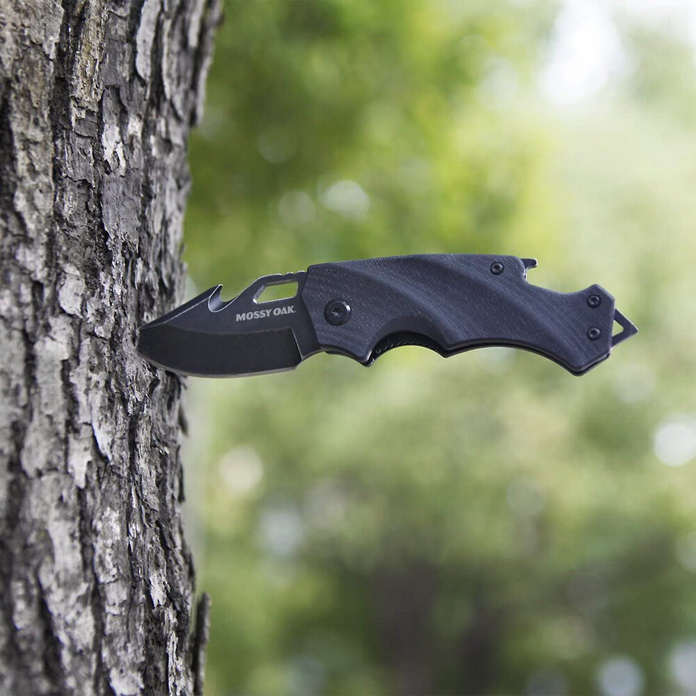 Mini Folding Pocket Knife 2.5»Blade Black G10 Handle EDC Multifunction Tool New