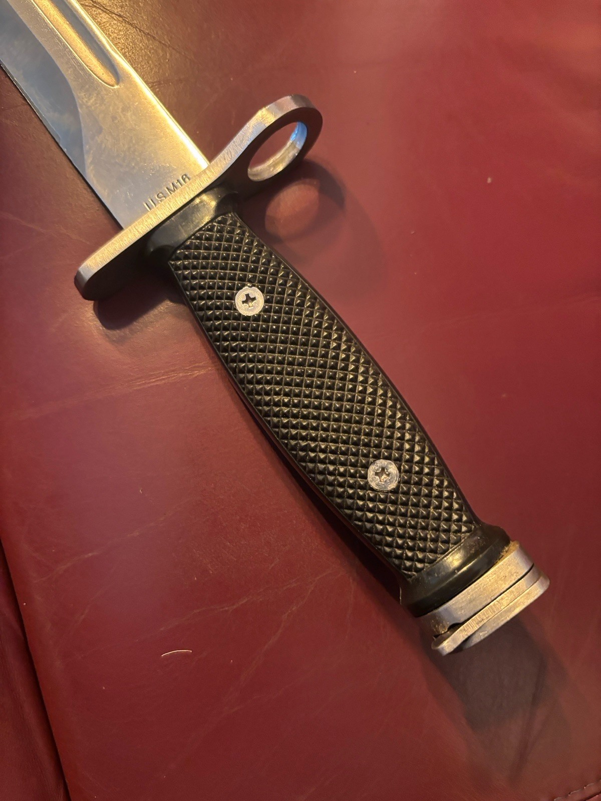 US military combat fixed blade knife Replica In Excellent Condition With Sheath