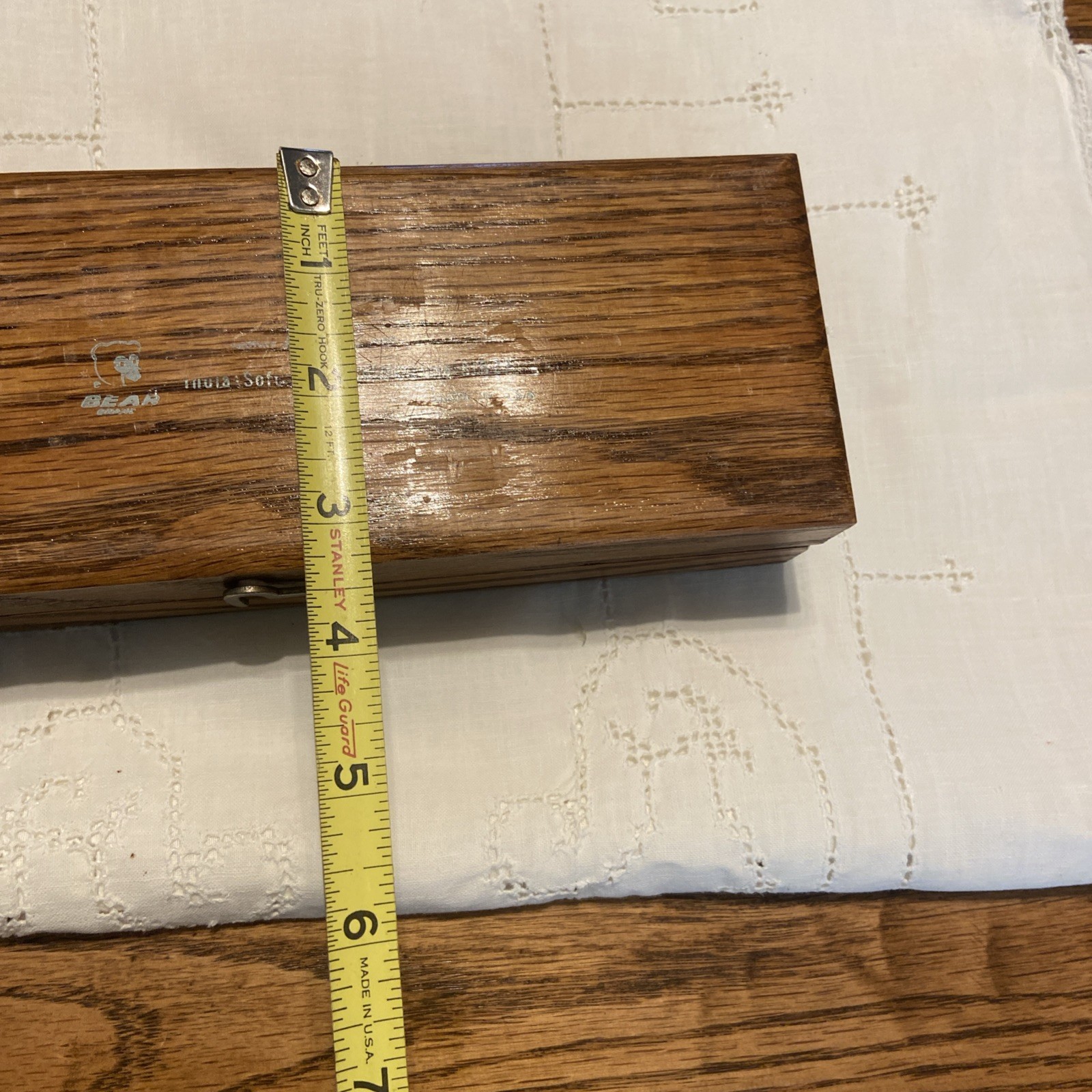 Bear Brand Sharpening Stone India Soft Arkansas Oilstone Made in USA Read Descri