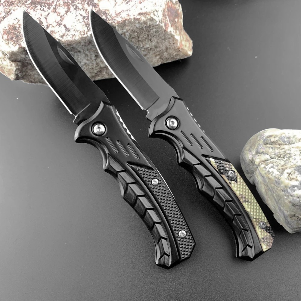 Spring Open Folding Pocket Knife Tactial Survival Tool Outdoor Camping EDC Knife