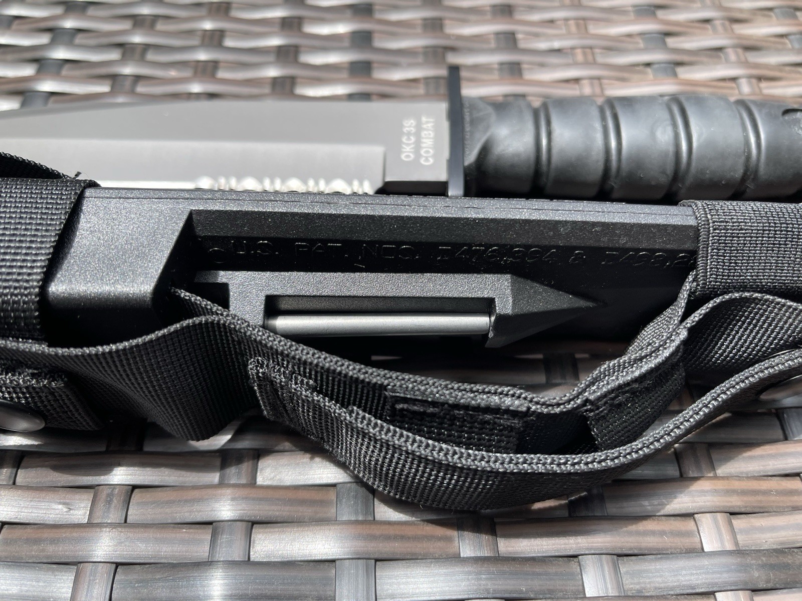 Ontario Knife OKC3S USMC Combat 8″ Blade and Scabbard & Sharpening Steel