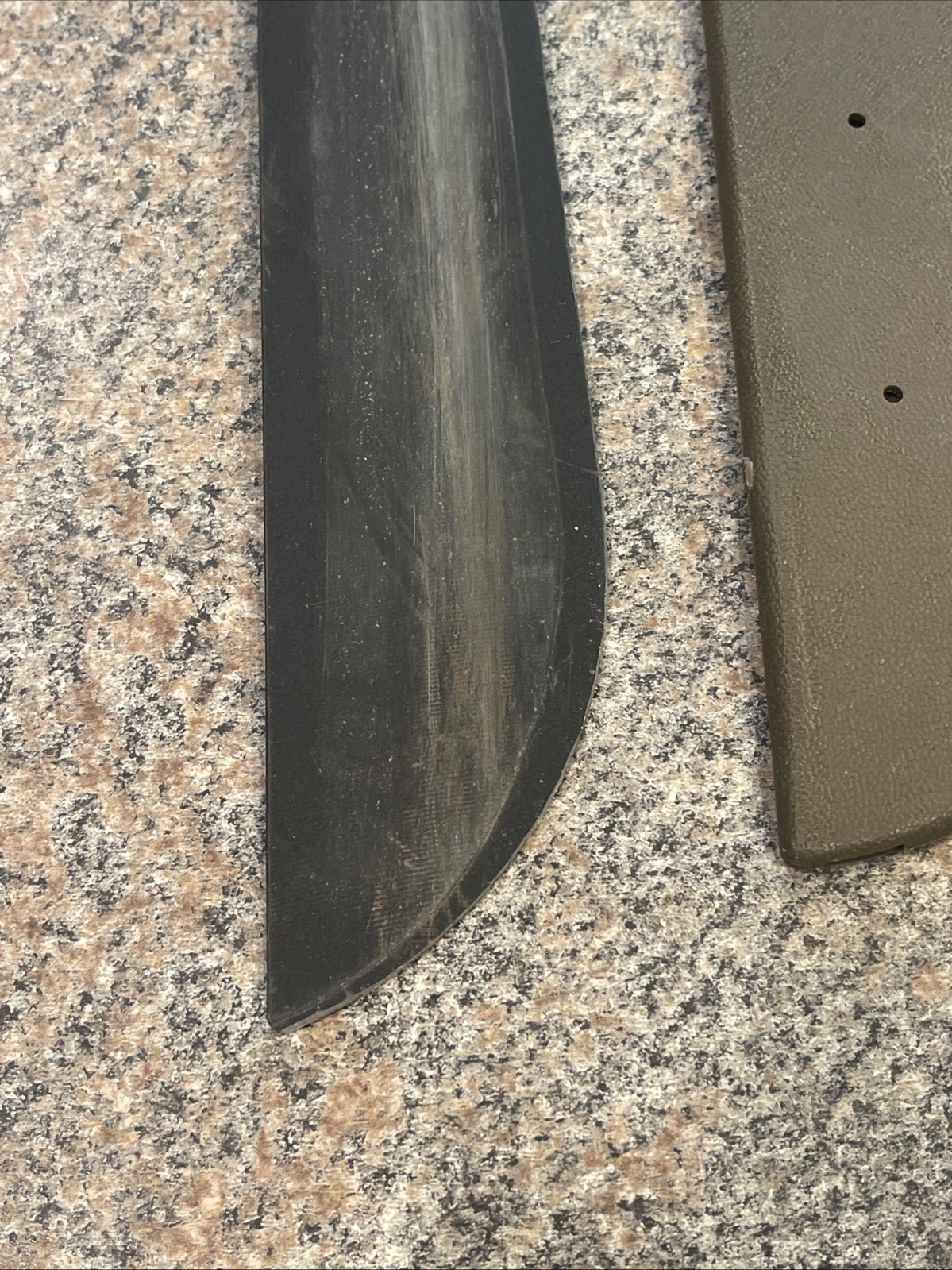 NOS 18 Inch Blackie Collin’s MACHETE W/ Green 96 Stemaco Sheath USA A3 Corneta