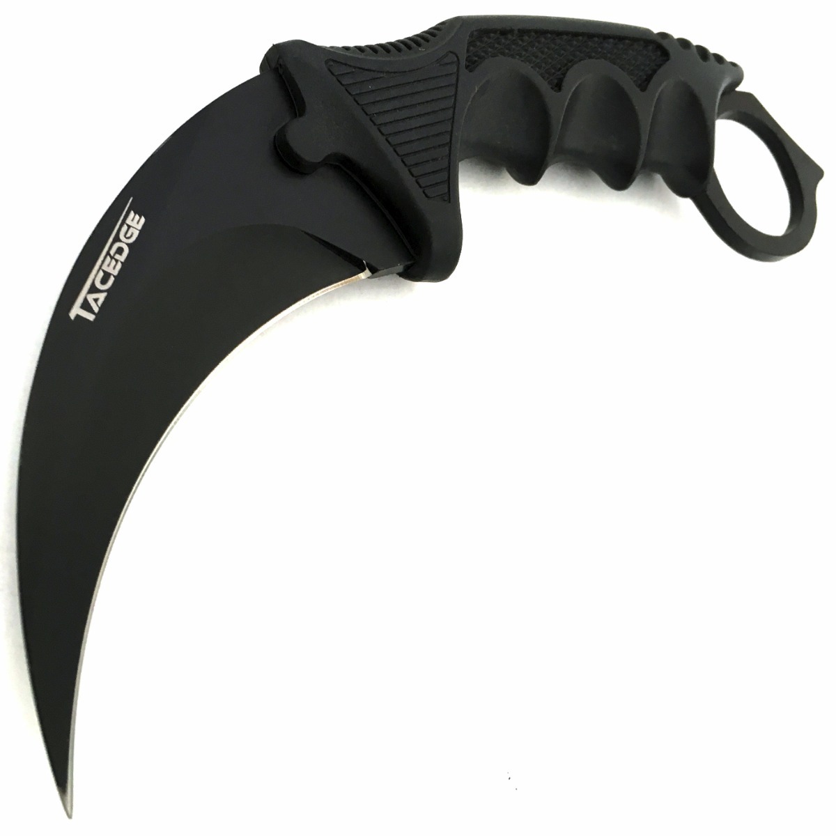 2 PC TACTICAL COMBAT KARAMBIT KNIFE Survival Hunting BOWIE Fixed Blade w/ SHEATH