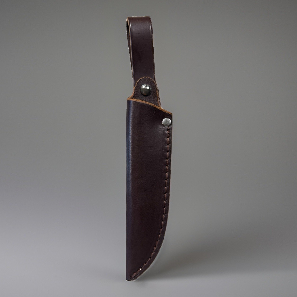JRE Industries Fixed Blade Knife Sheath Brown Leather Belt Pouch Case 10.25″x5.5