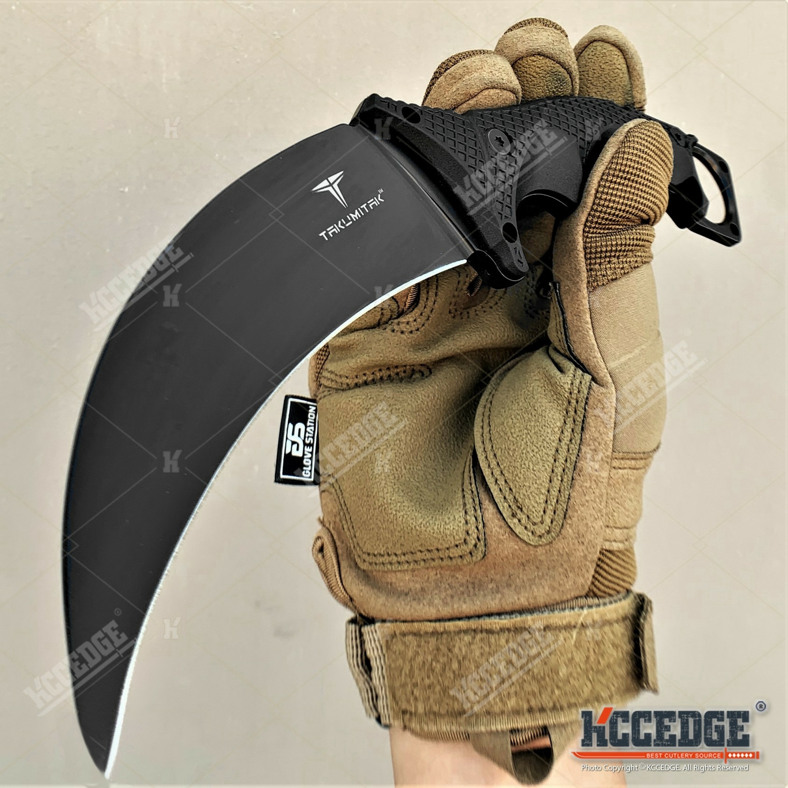 9″ Full Tang Fixed Blade Knife Tactical Karambit Survival Knives