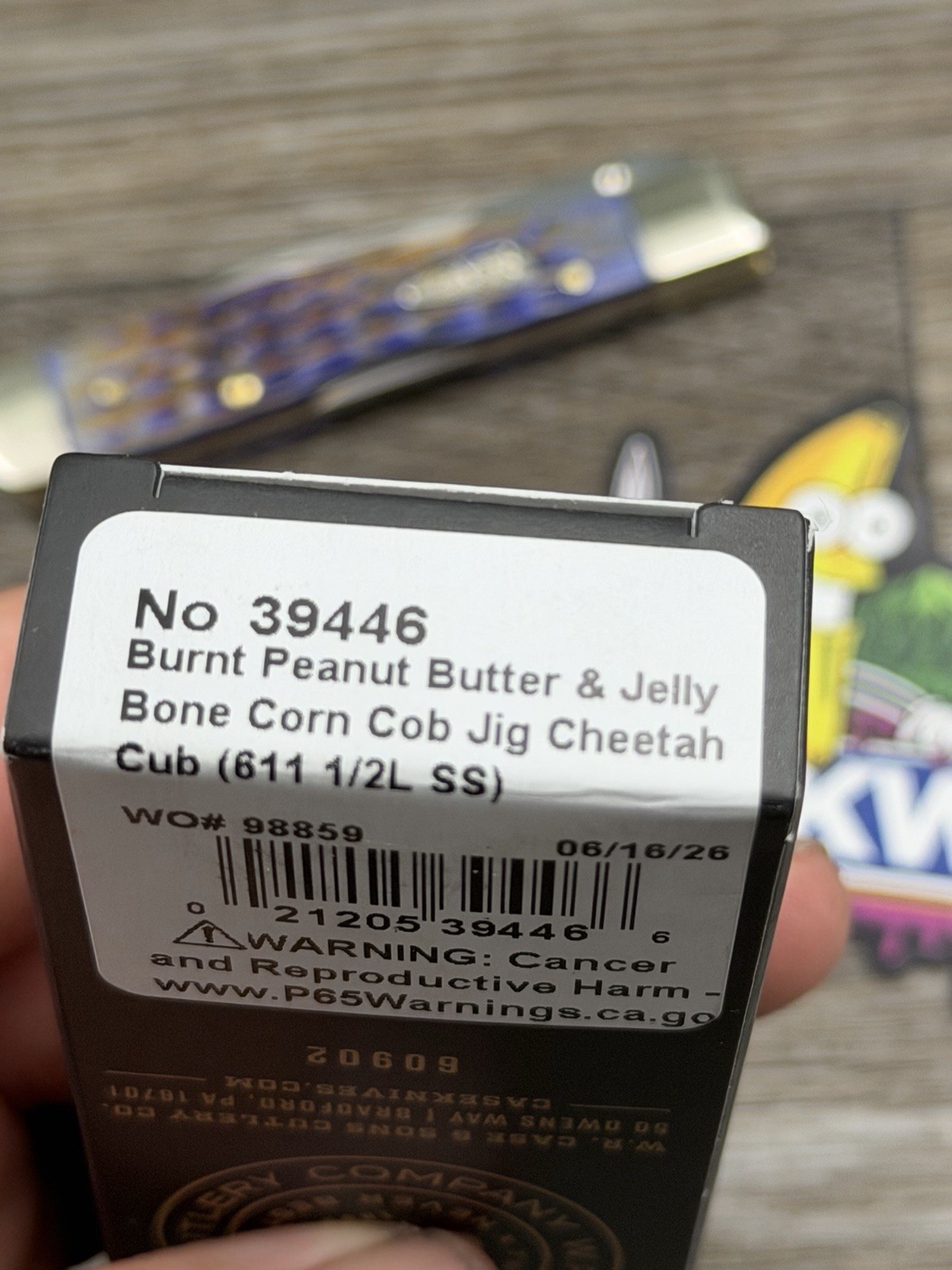 🔥Case XX PB&J Cheetah Cub SOLD OUT SMKW Exclusive Peanut Butter And Jelly
