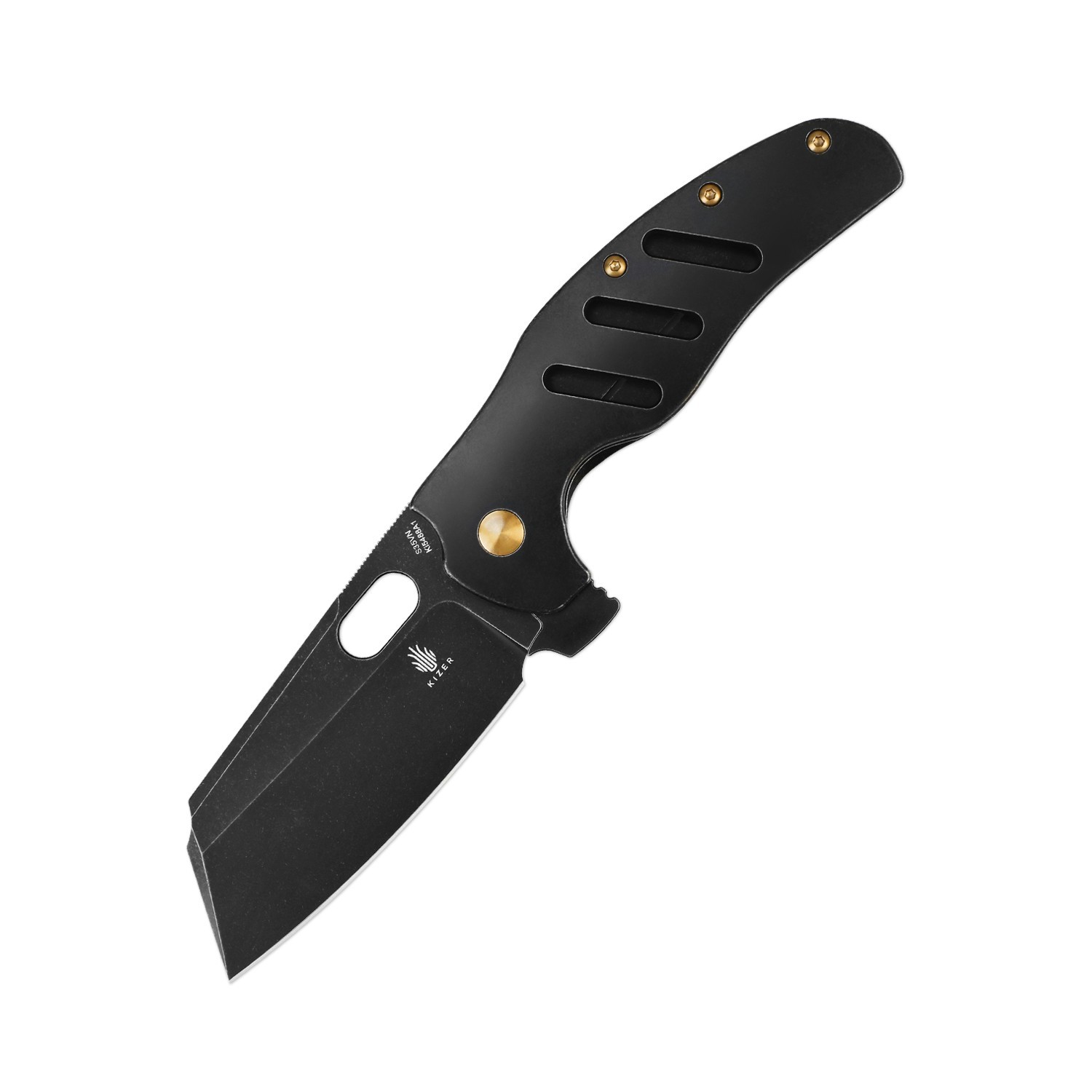 Kizer C01C XL EDC Folding Pocket Knife S35VN Blade Titanium Handle Ki5488A1