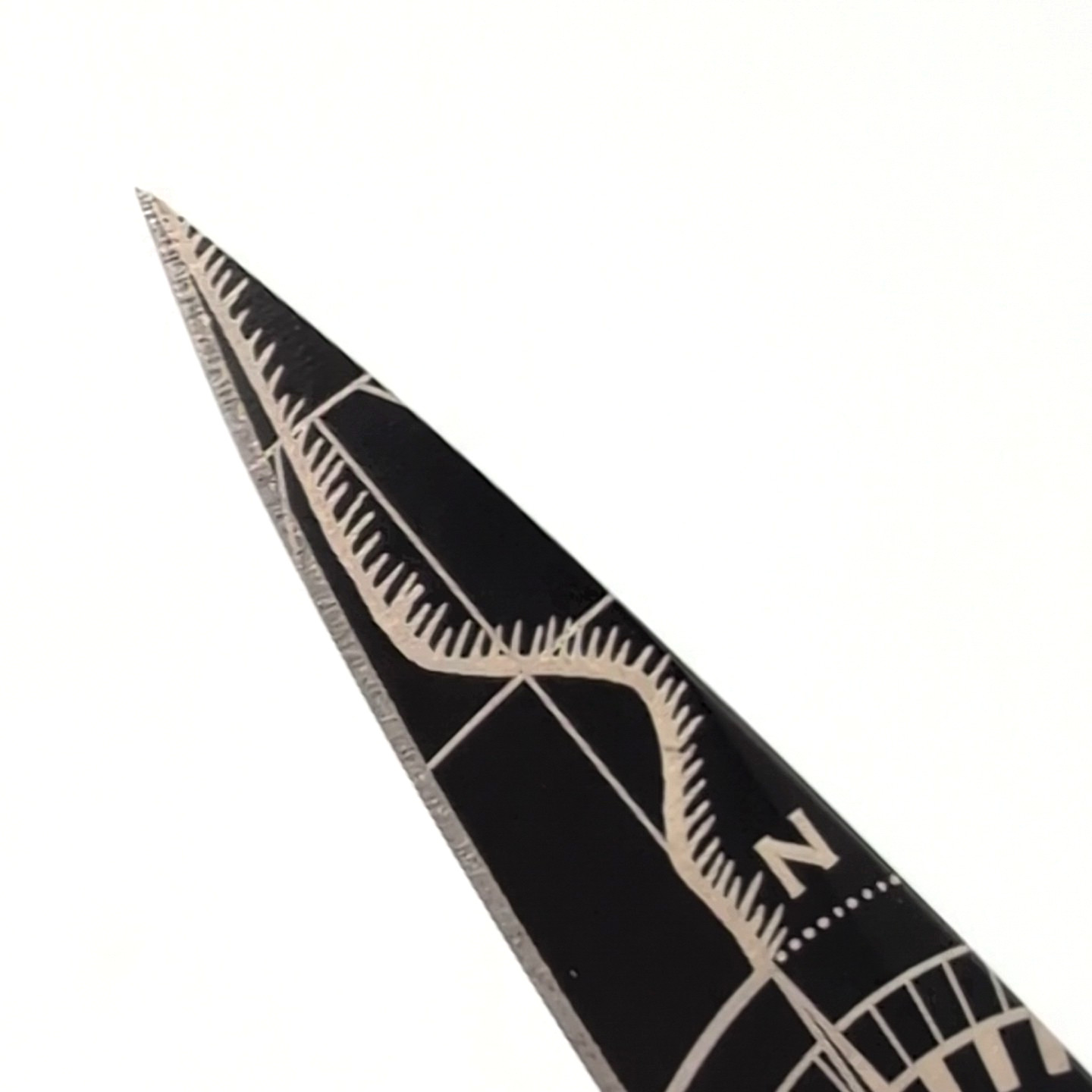 Deejo 37g Black Titanium | Terra Incognita | Juniper Wood Handle | 3.75″ Blade