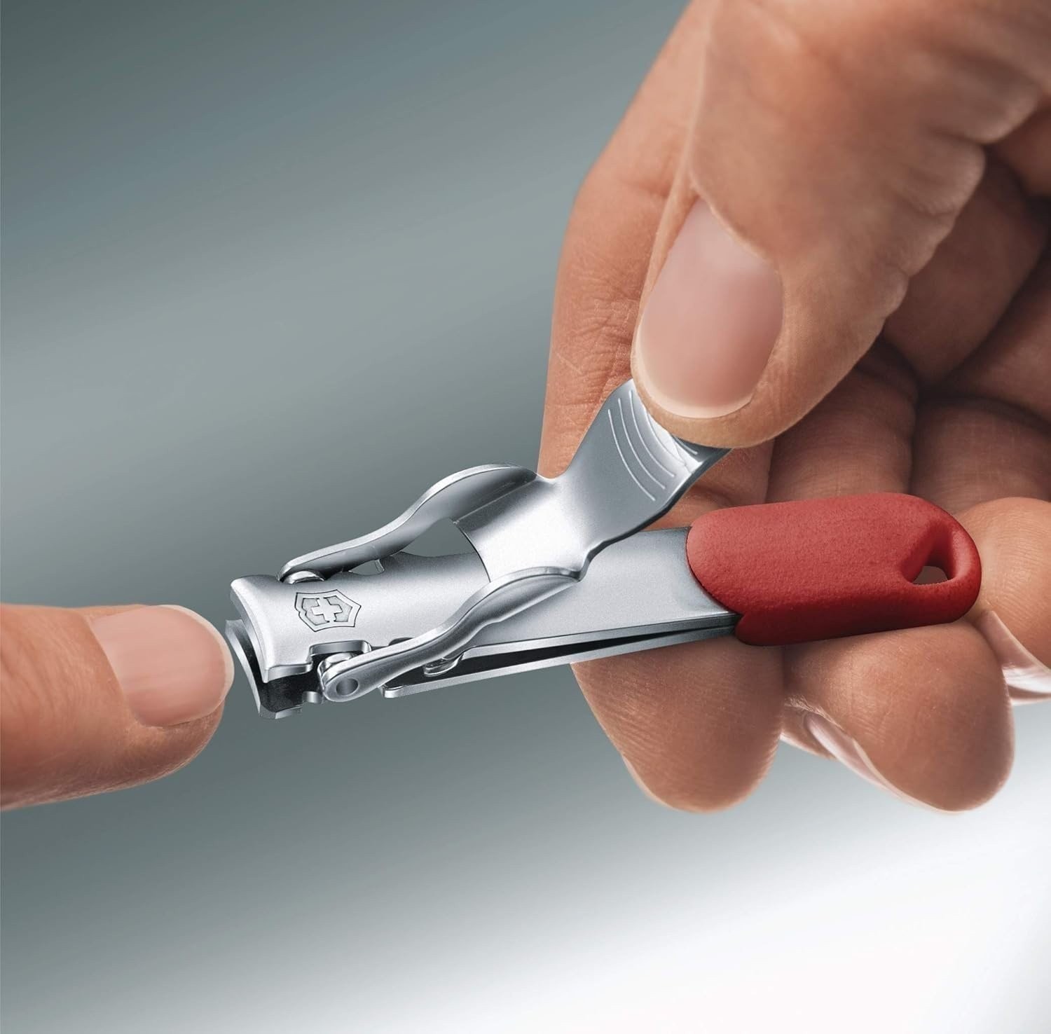 Victorinox Swiss Made Red Nail Clipper With Lanyard Hole – Stainless Steel