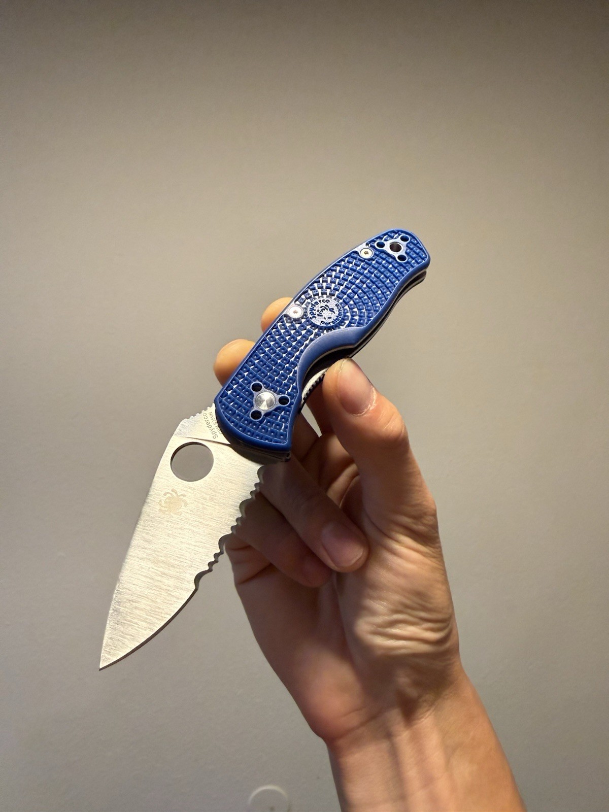 Spyderco Persistence 2.75 In Pocket Knife CPM S35VN Blue FRN C136PSBL