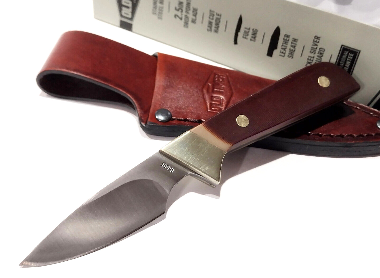 Schrade Old Timer Lil Sharp Finger Drop Point Blade Delrin Handles Knife 156OT