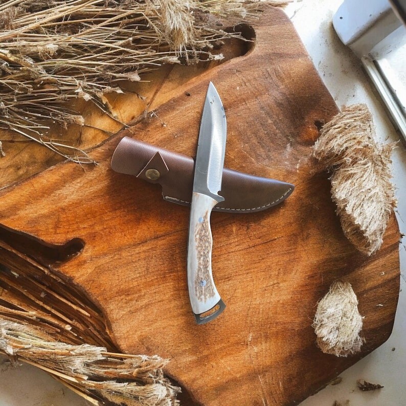 Deer Antler Handle Special Outdoor Knife, Camping Tools, Survival Knife,Hunting