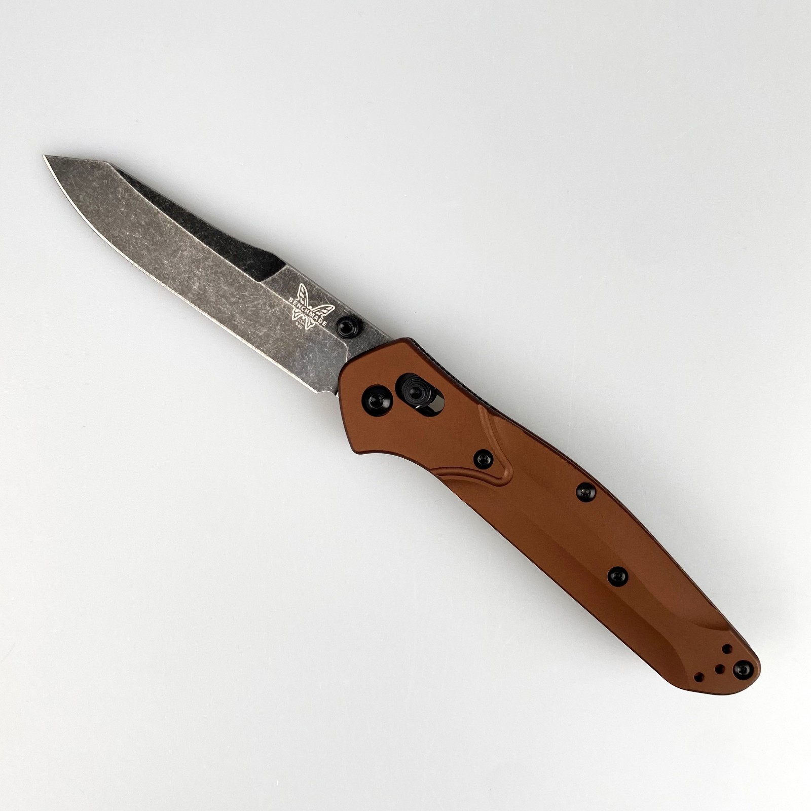 Benchmade 940BK-03 Osborne Knife Burnt Copper Aluminum MagnaCut Folding Knife