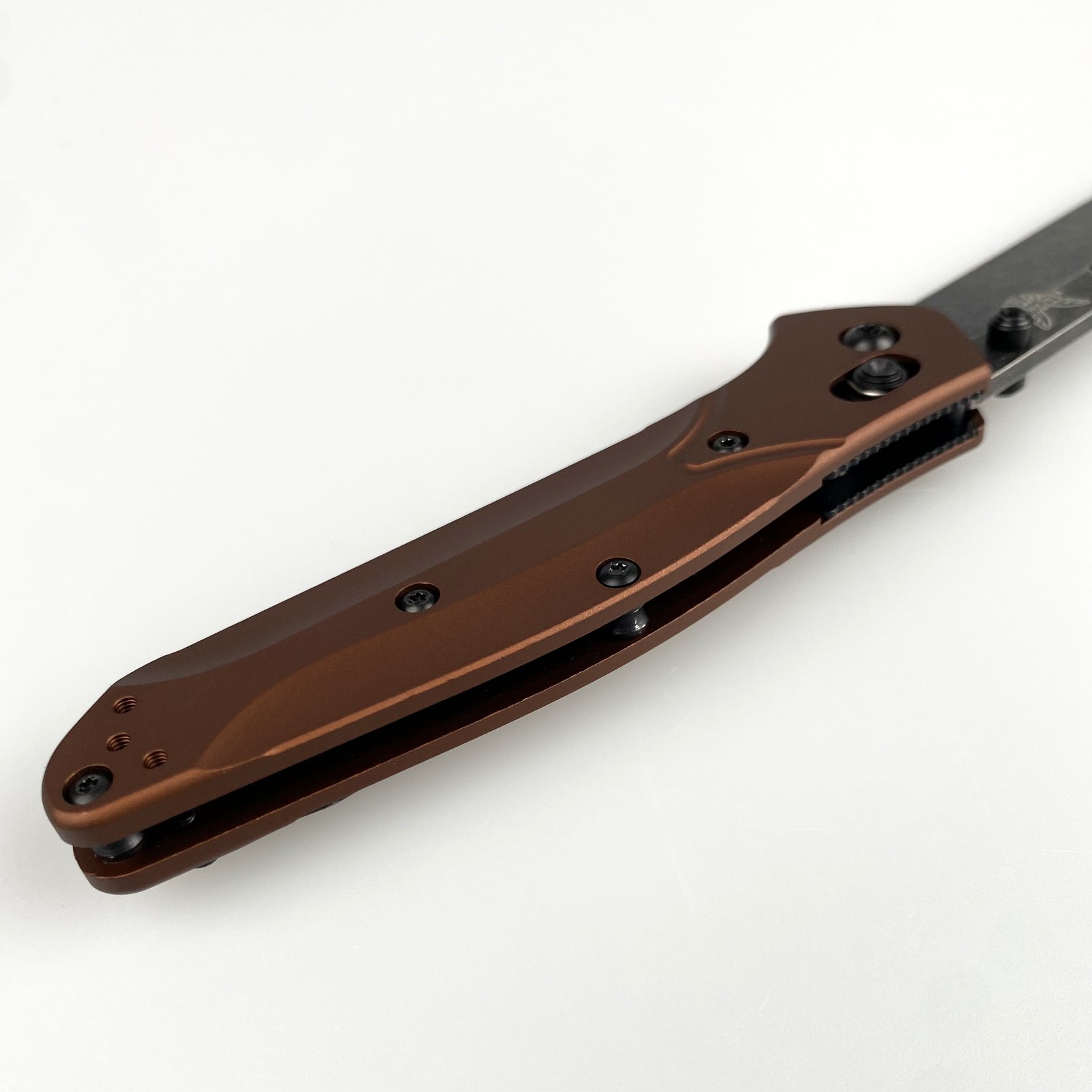 Benchmade 940BK-03 Osborne Knife Burnt Copper Aluminum MagnaCut Folding Knife