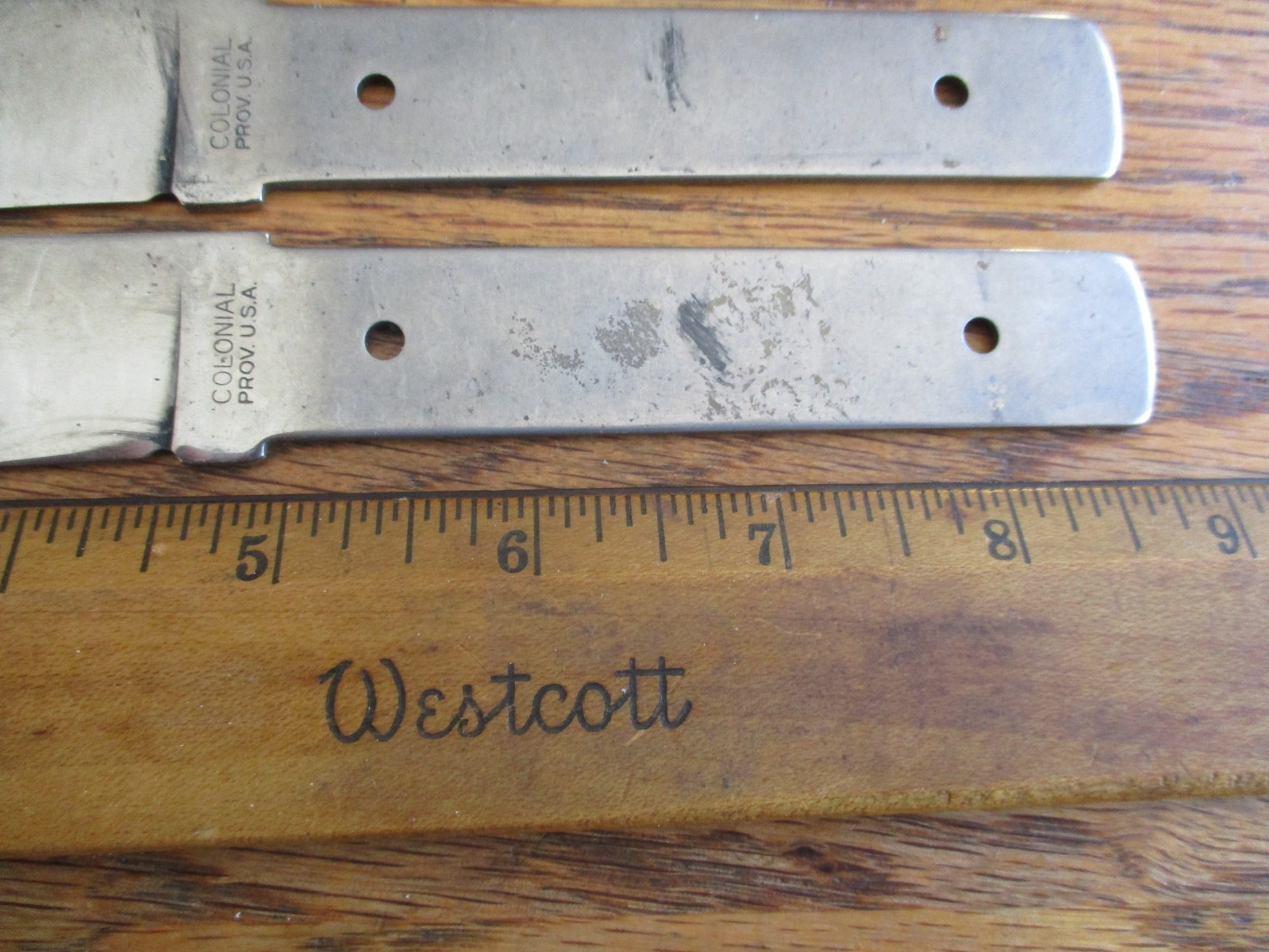 6 Carbon Steel Knife Blade Blank Blank’s NOS Colonial Knife USA