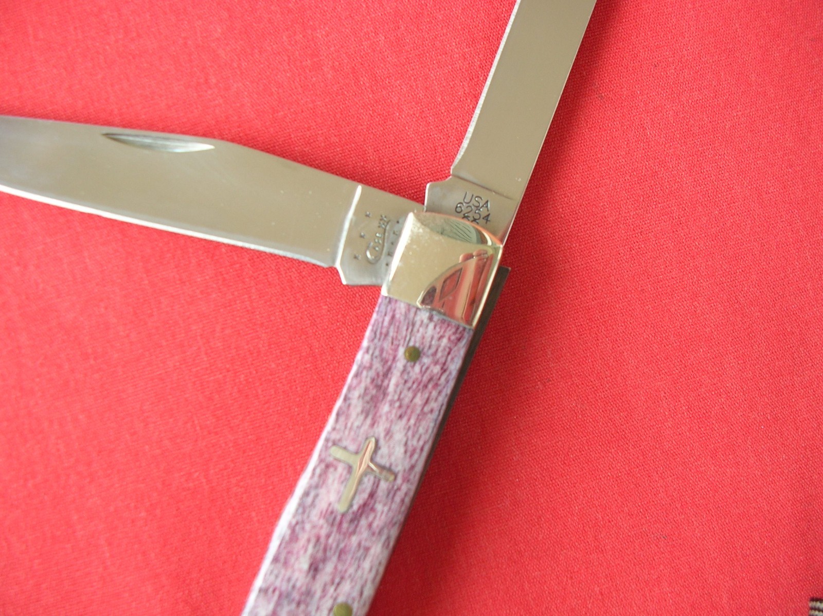 CASE XX 6254 TRAPPER SMOOTH CABERNET BONE HANDLES 2012 KNIFE J