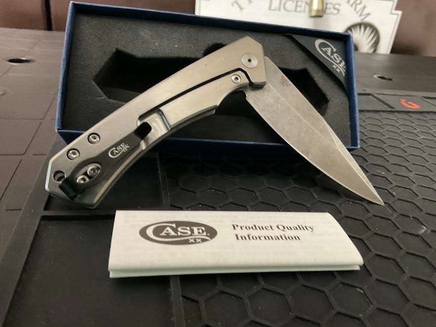 CASE XX KNIVES MARILLA – TITANIUM W/BLACK G-10 INLAY MARILLA S35VN (25898) 1/250