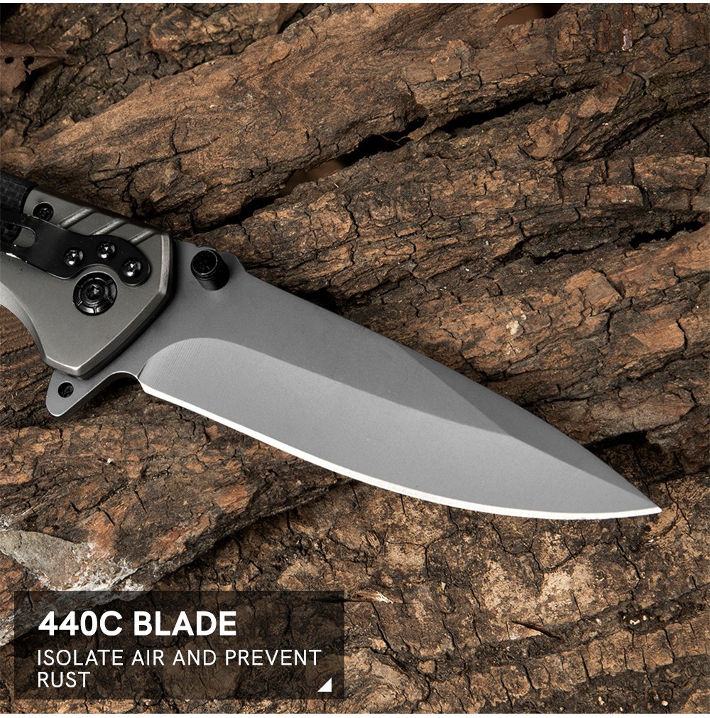 Tactical Knives Spring Opening Folding Pocket Knife with Clip Folding Knives