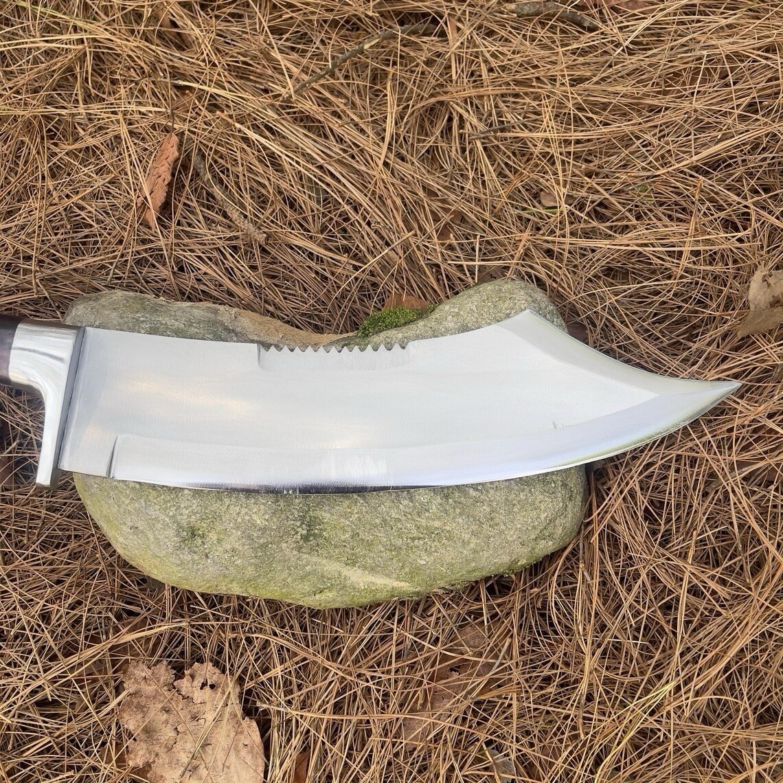 Custom Handmade D2 Tool Steel Machete – 20″ Combat & Survival Knife With Sheath
