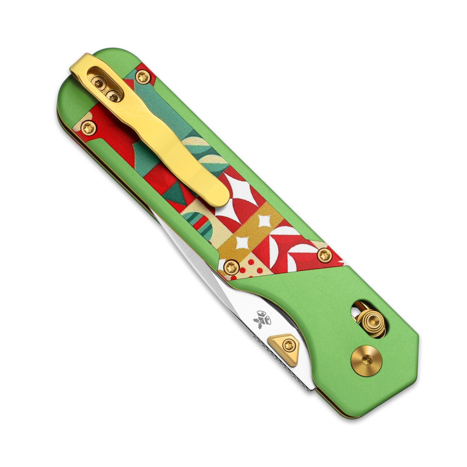 Kizer Militaw Christmas Folding Knife S45VN Blade Aluminum &G10 Handle Ki3634MC1
