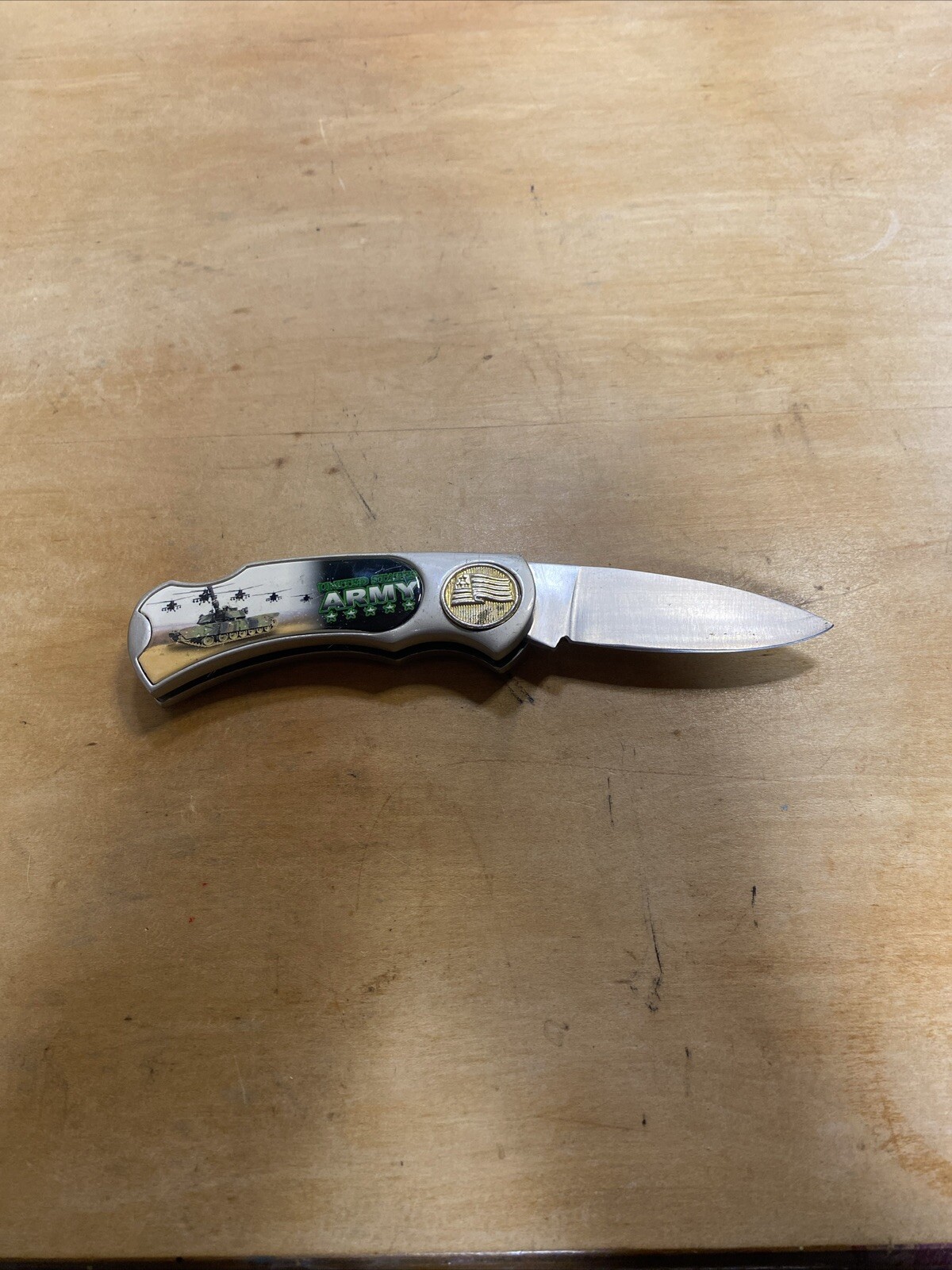 Commemorative United States Army Pocket Knife Made In China