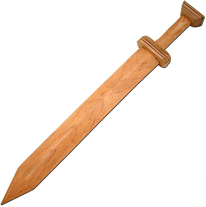 Medieval Warrior Wooden Roman Gladius Gladiator Trooper Greek Sword