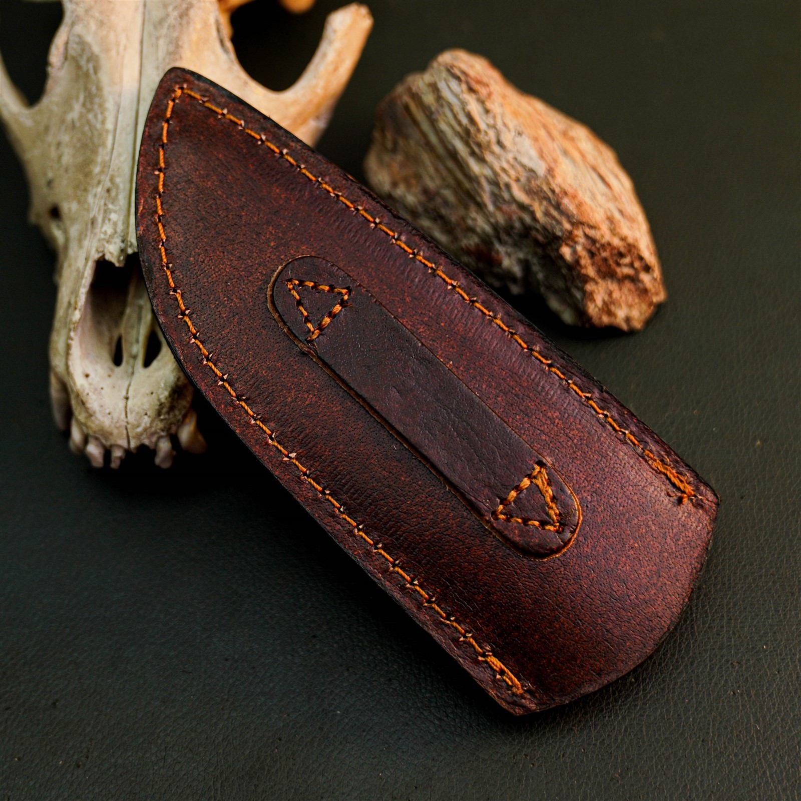 8.7″ Camping Bushcraft Stainless Knife Handmade Full Tang Resin Handle