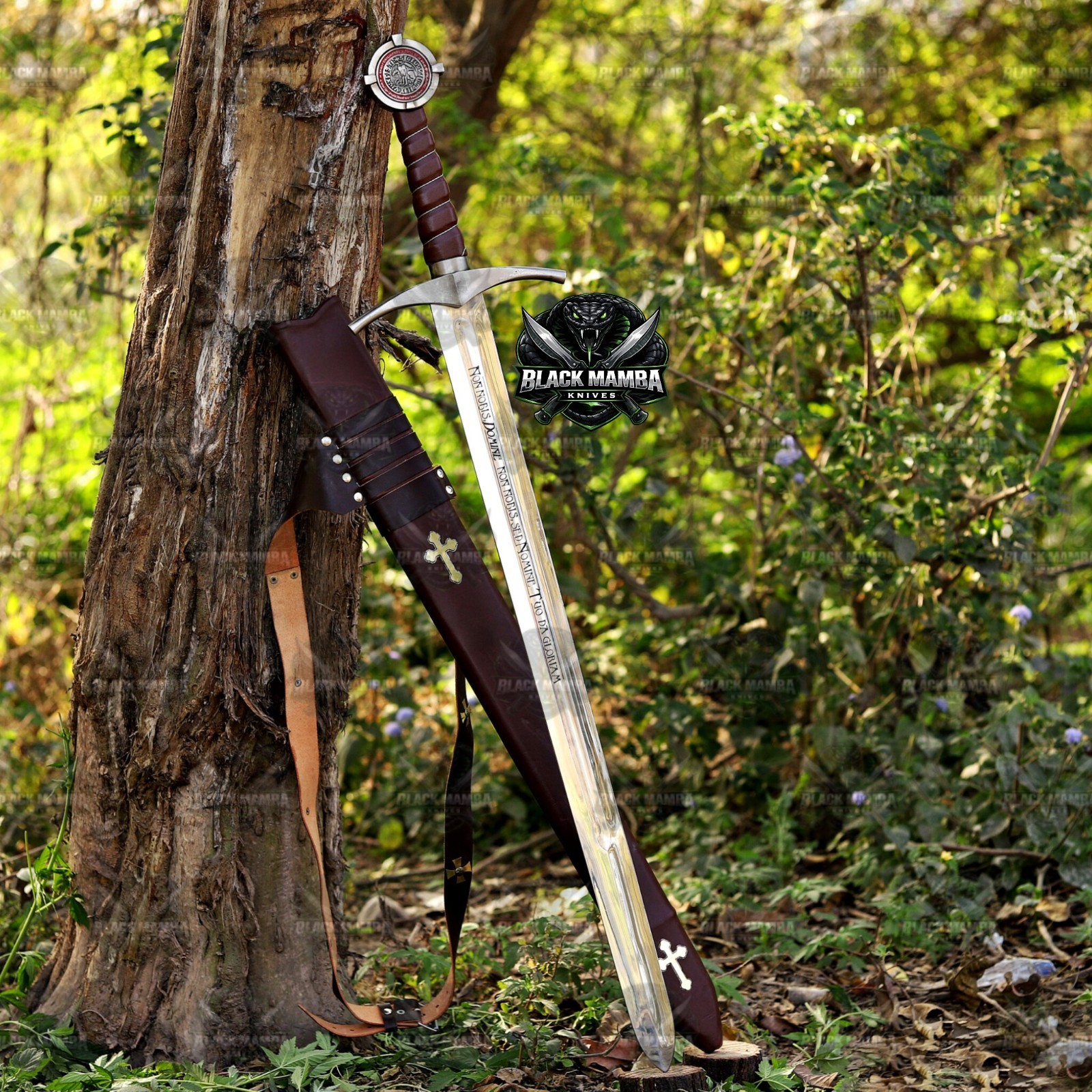 Handmade Templar Knight Sword | Holy Crusader Sword | Medieval Accolade Replica