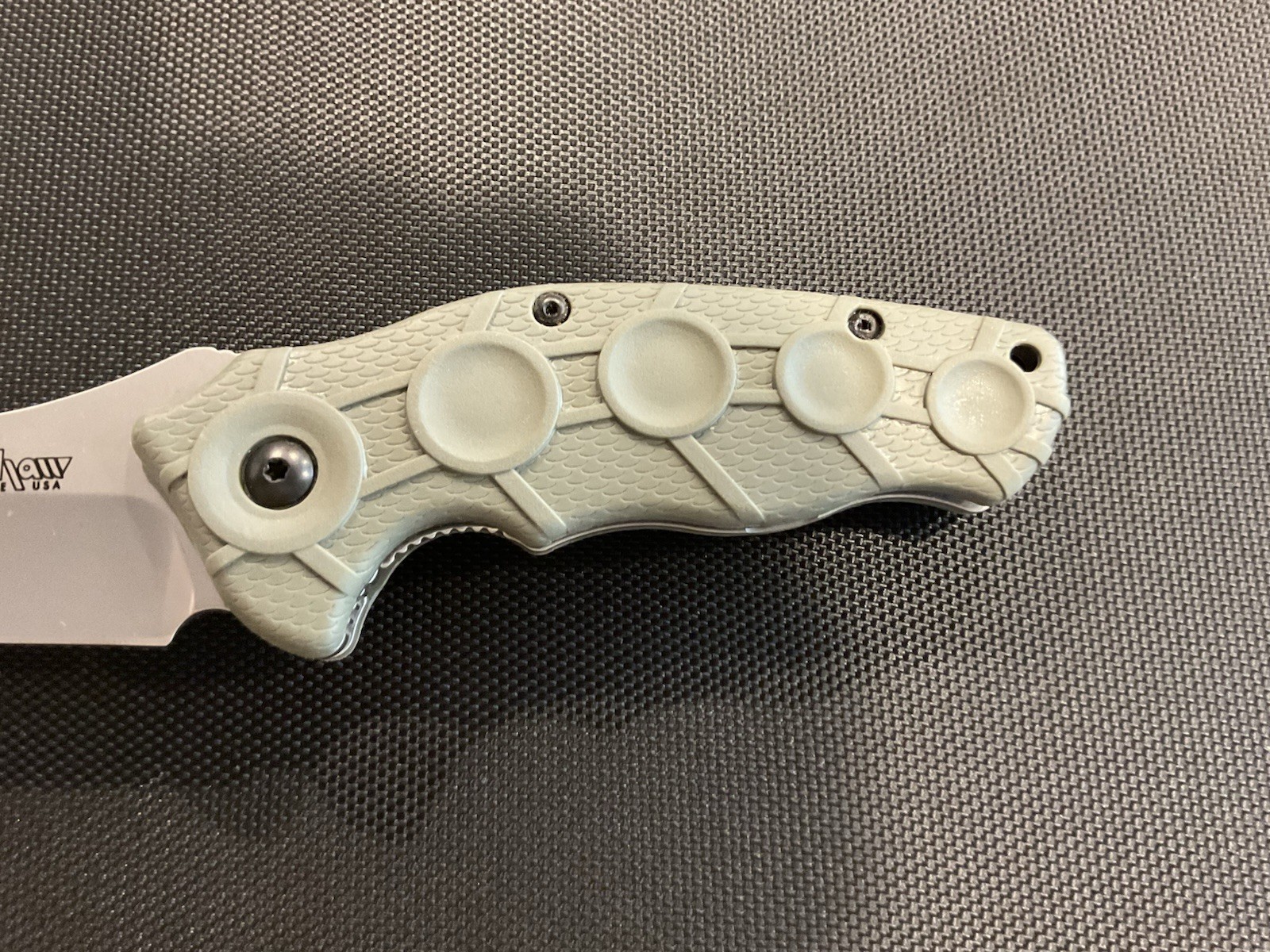 GRAY Kershaw 1820 “Needs Work Knife”