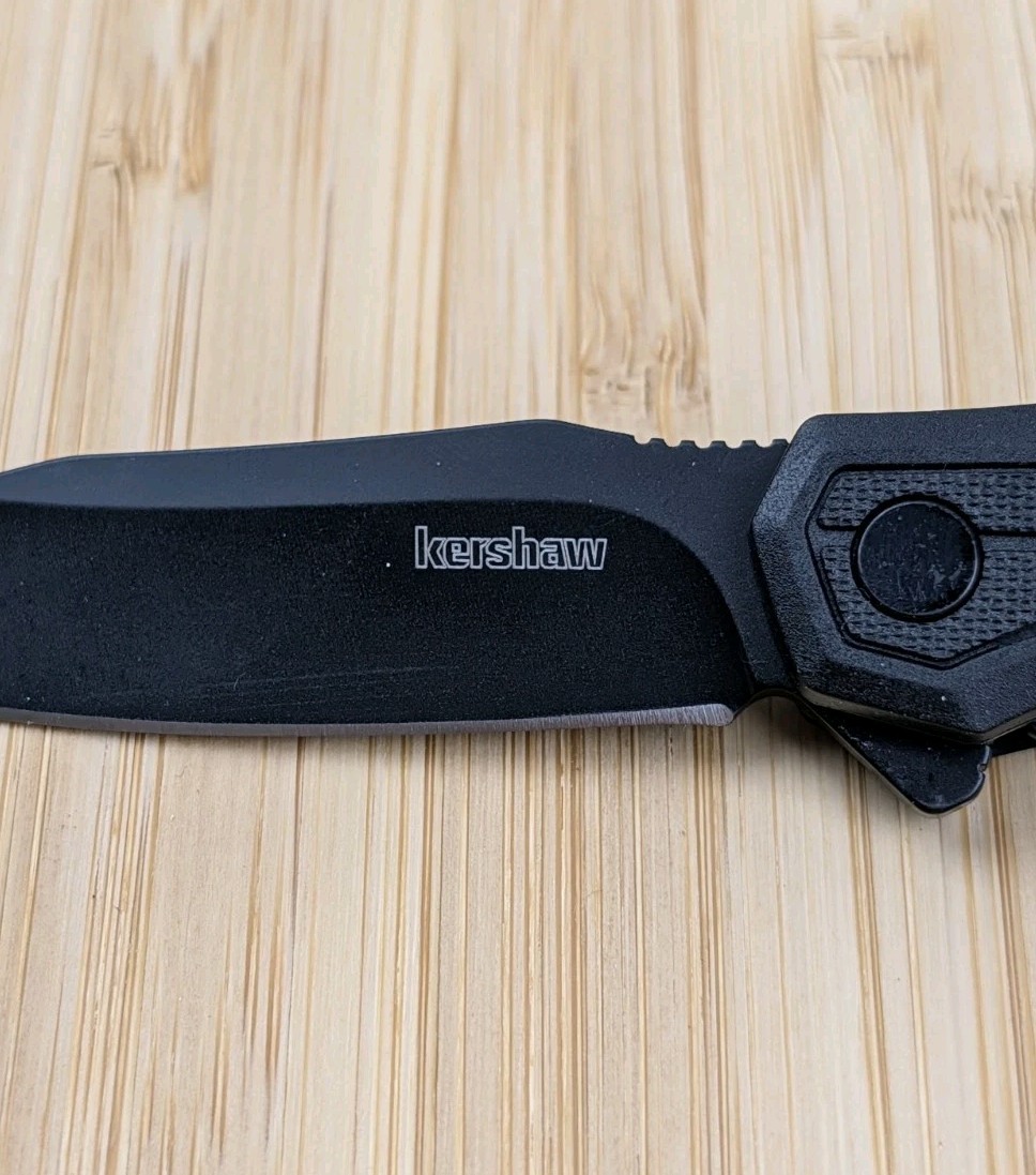 Kershaw APPA Pocket Knife Speedsafe Opening 2.75-in Black Blade, 6.5-in Overall