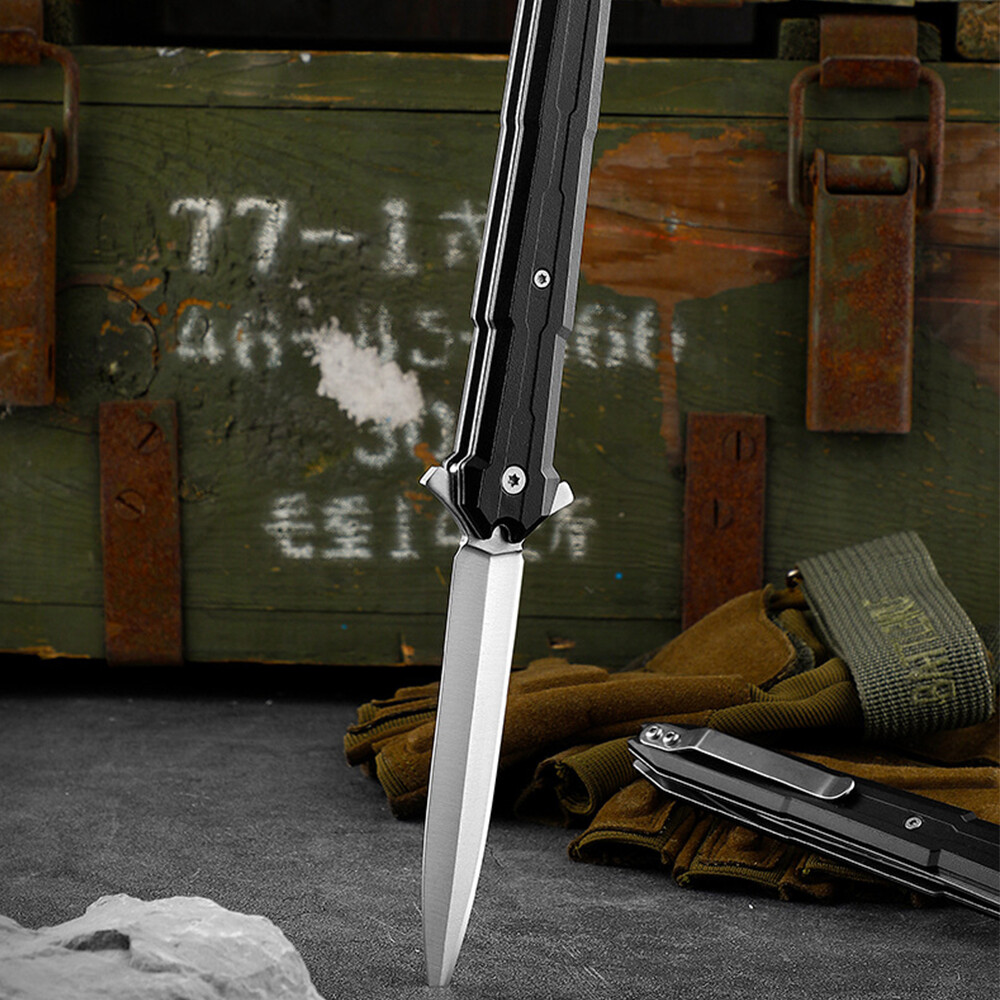 Spring Assisted Folding Knife Tactical Survival Hunting Camping Military Knives