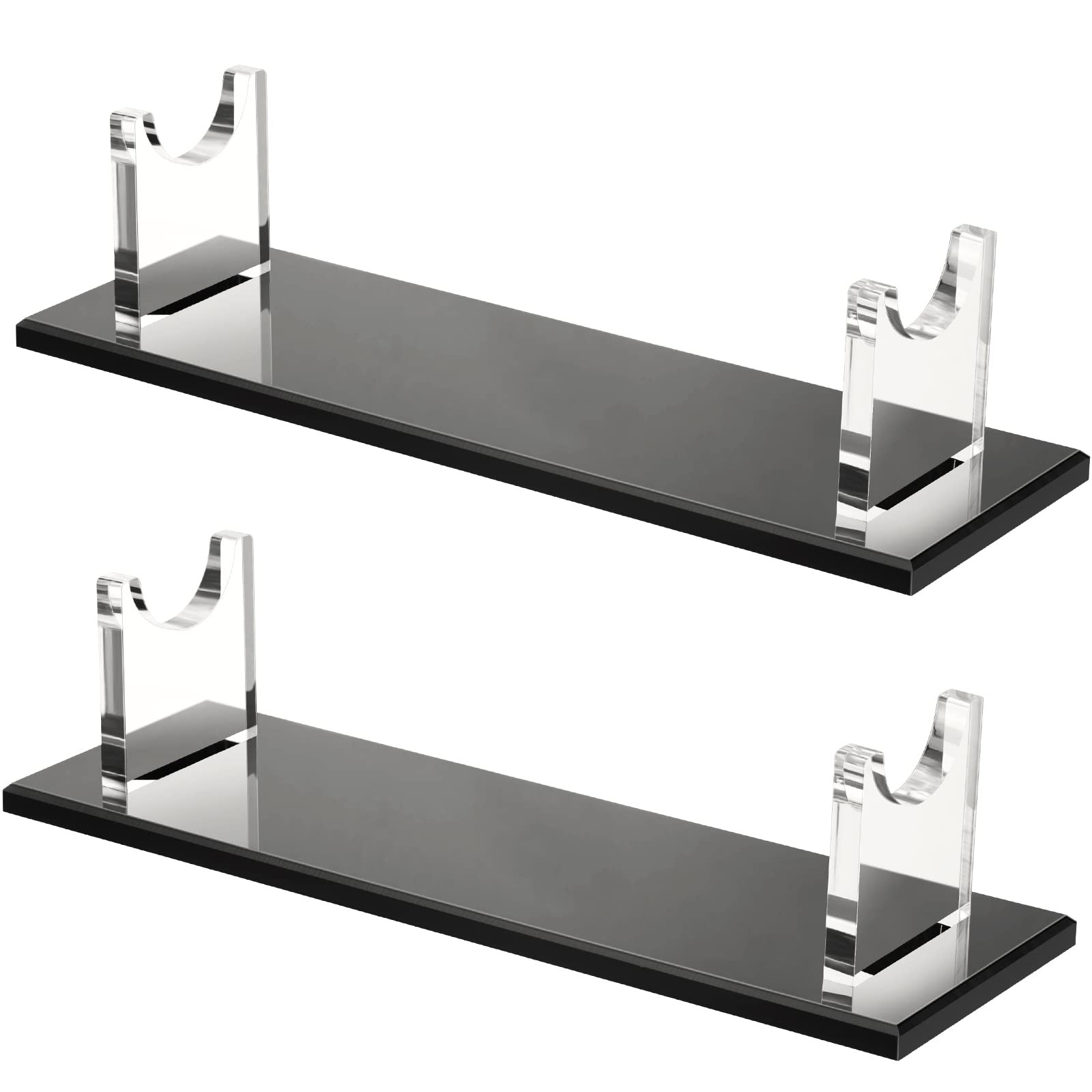 Acrylic Sword Stand 2Piece Desktop Holder for Decorative Table Display