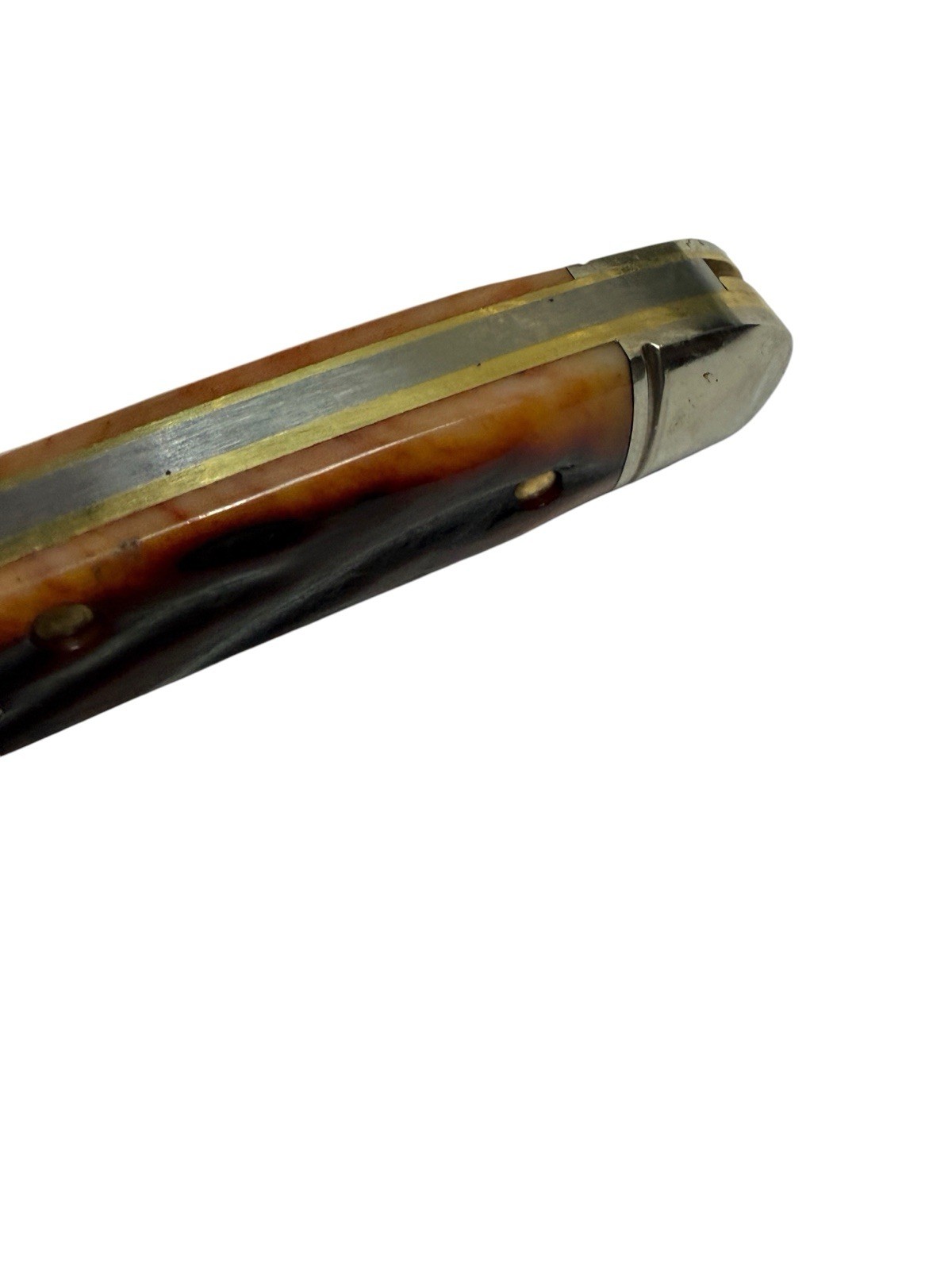 Great Eastern Cutlery GEC 661225 Amber Worm Groove India Bone Satin DH-2370