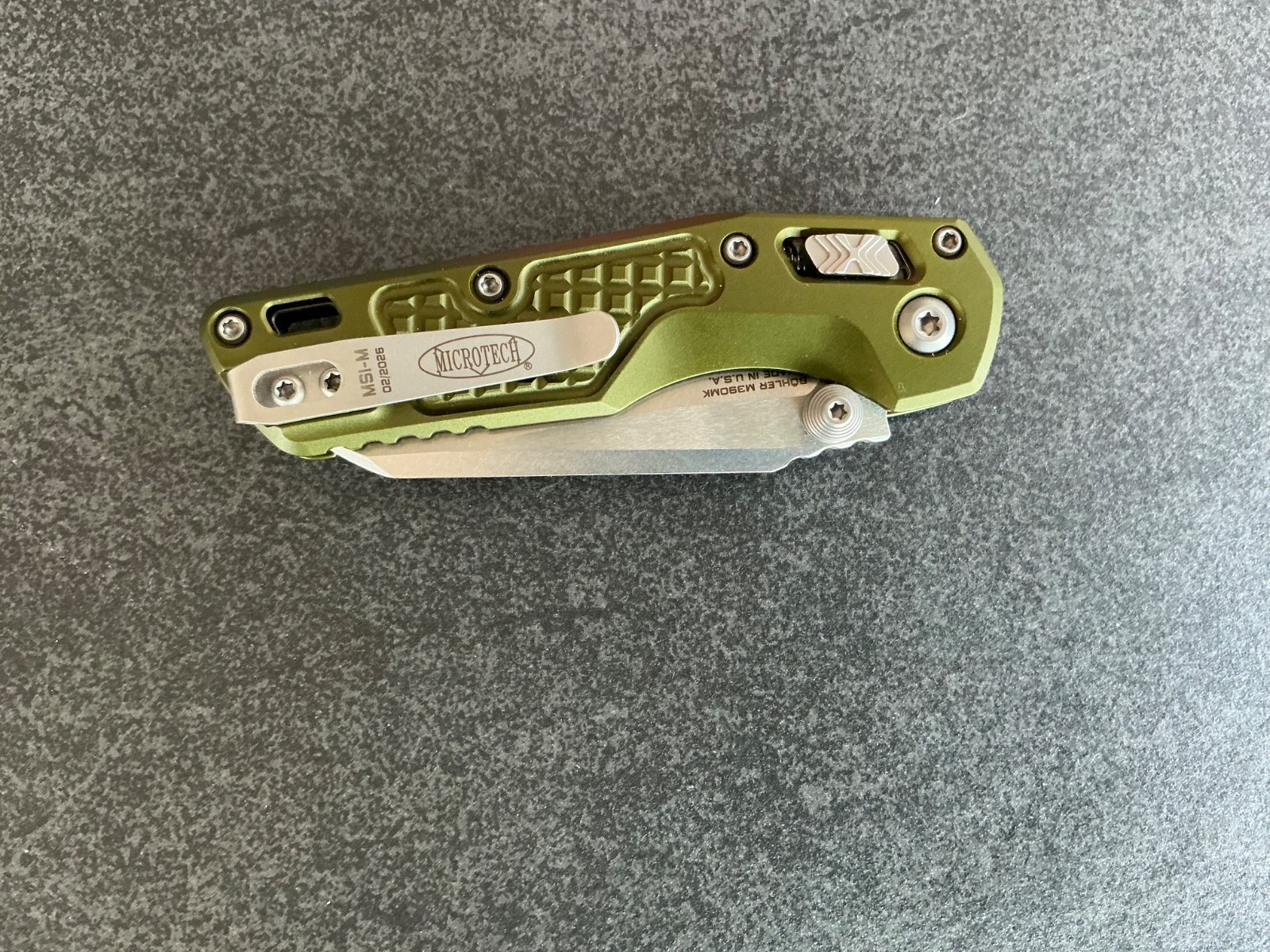 Microtech MSI Mini S/E Frag OD Green Ram-Lok Manual