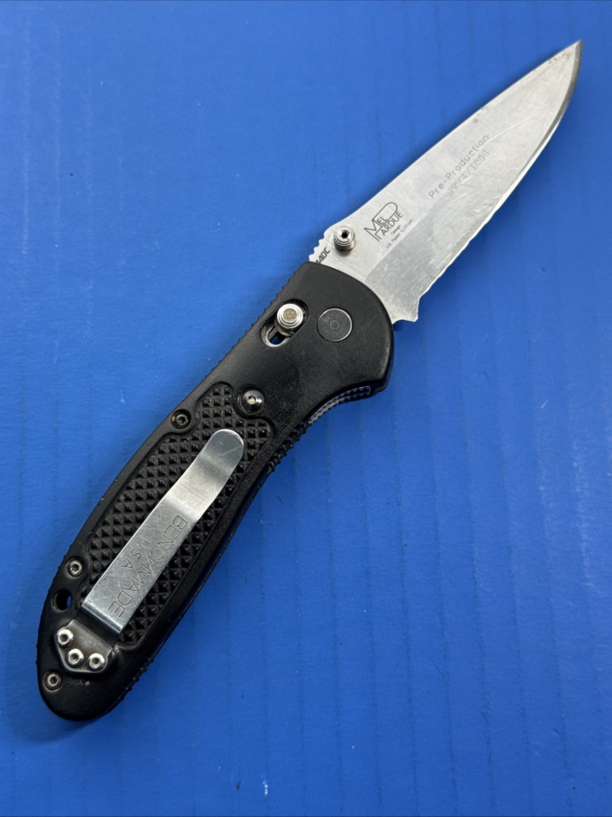Benchmade 551S-440c Griptilian Pocket Knife Pre-Production 974/1000