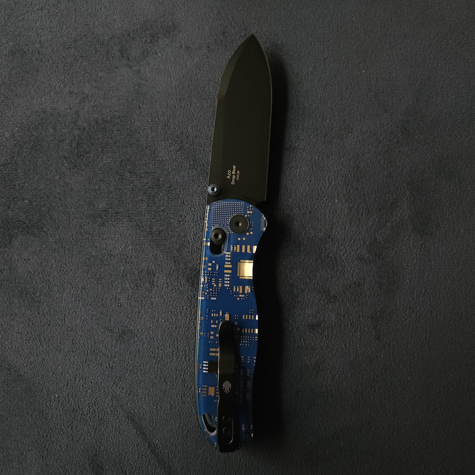 Kizer Drop Bear PCB 154CM Drop Point Clutch Lock Limited Knife