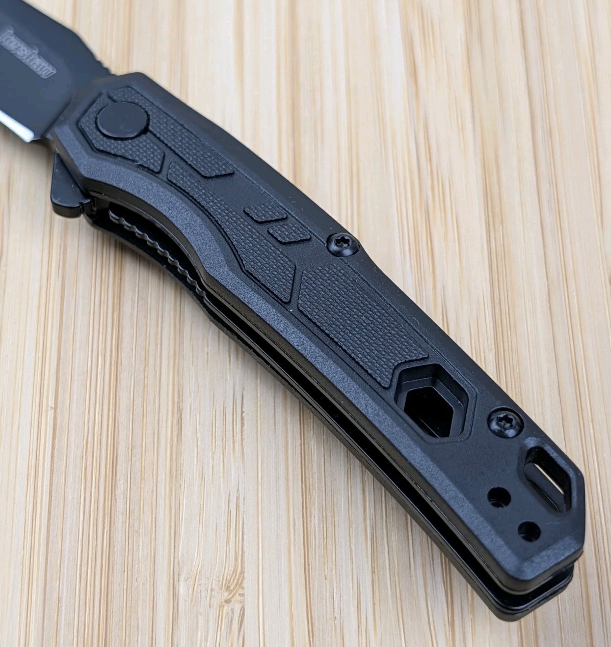 Kershaw APPA Pocket Knife Speedsafe Opening 2.75-in Black Blade, 6.5-in Overall