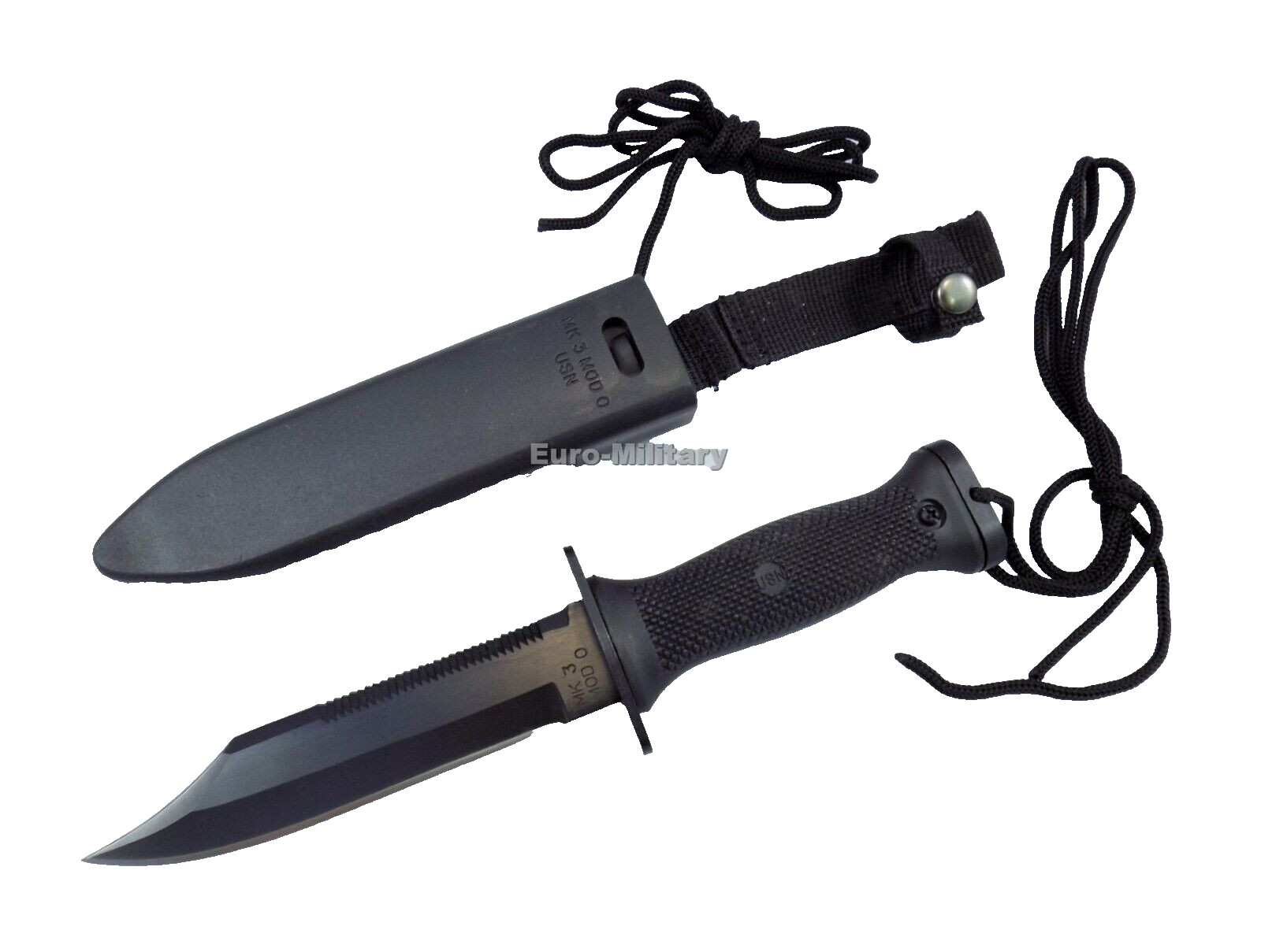 WW2 US Army / Korean War Legendary EM3 MOD 0 USN Knife w/ Sheath – Reproduction