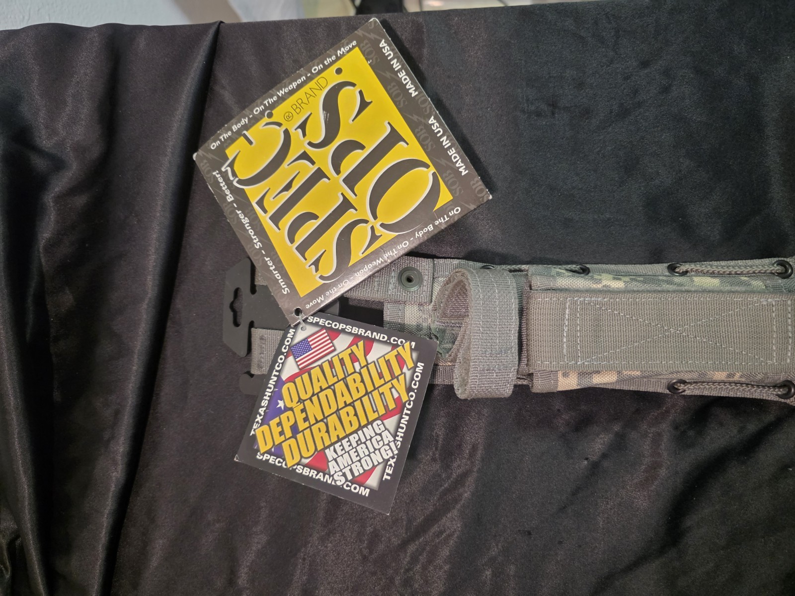 New Spec Ops Combat Master Utility Knife Sheath, Short, Camo 100420113