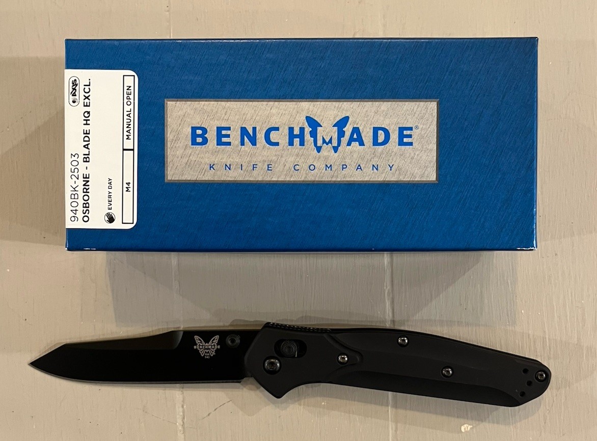 2025 BENCHMADE 940BK-2503 M4 LTD BLADE HQ EXCLUSIVE!!