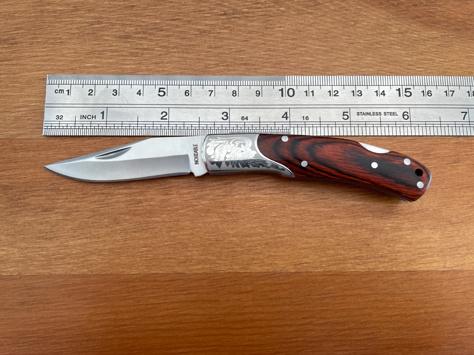 2.5″ Small Folding Pocket Knife Bolsters Engraved Imported from Spain -US Seller