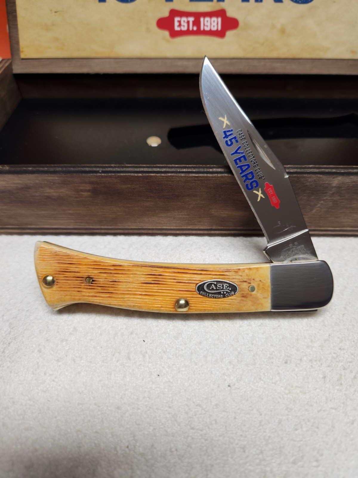 2026 Case Xx Axe CCC Axe Handle Persimmon Bone