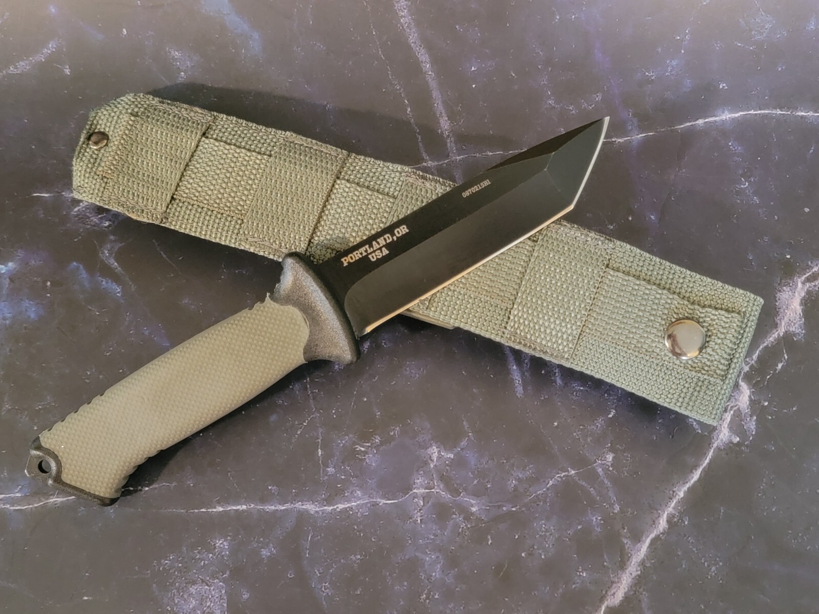 Gerber Prodigy Tanto Fixed Blade Knife 4.75″ Camo Sheath Plain OR Serrated *NEW*