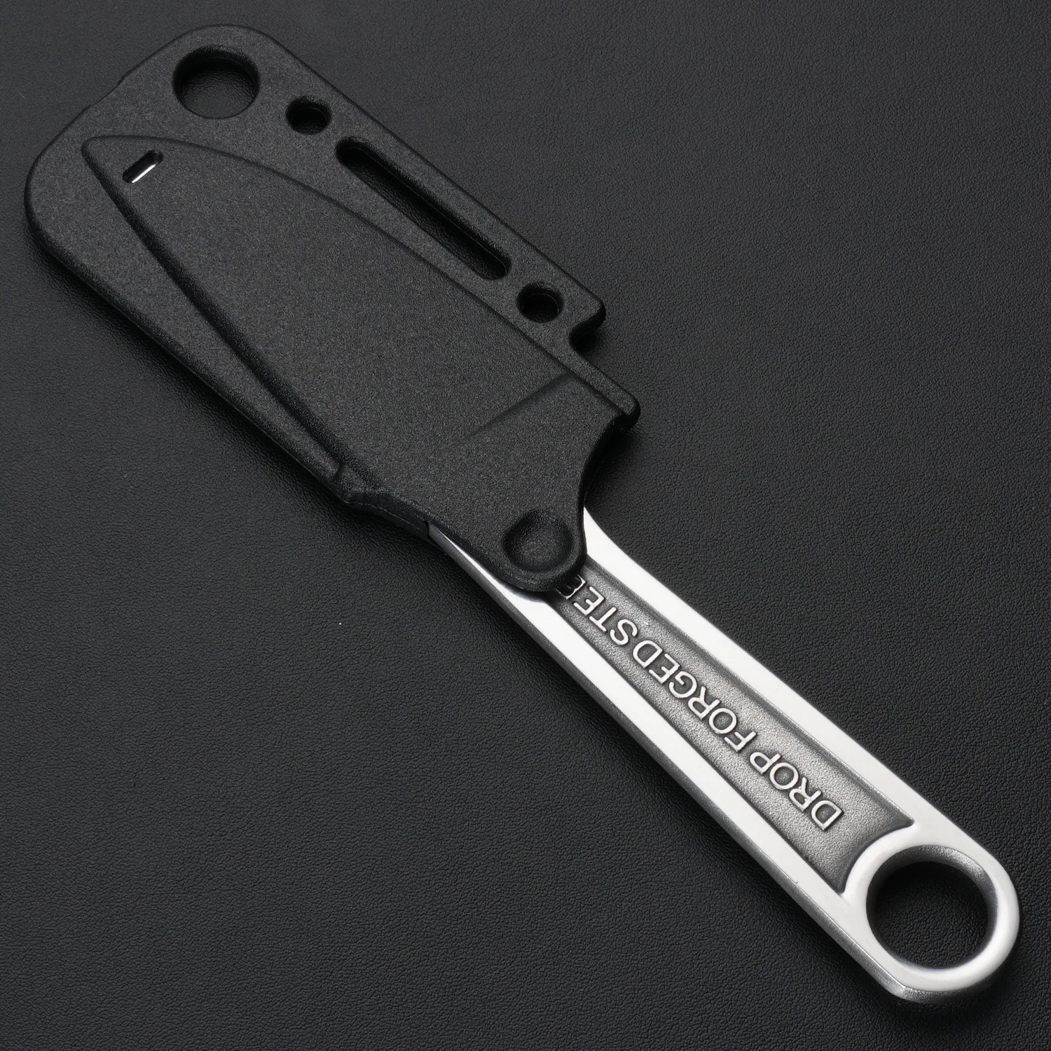Tactical Full Tang 7.3” High Hardness Fixed Blade Knife with Kydex Sheath