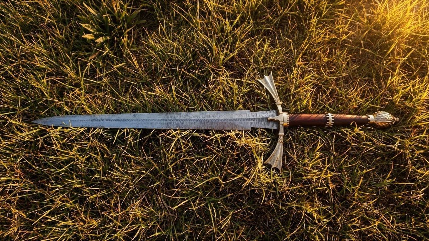 «Dark Sister Fantasy Sword Replica 39″ – Stainless Steel Blade with Scabbard»