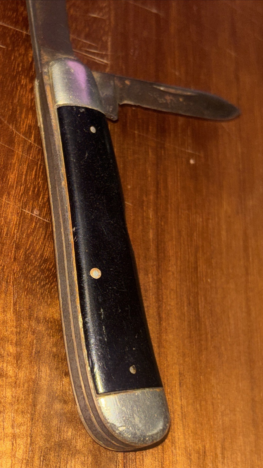 Vintage Case Tested XX 1920-1940 Swivel Jack Knife Slick Black 2 Blade 1920-40